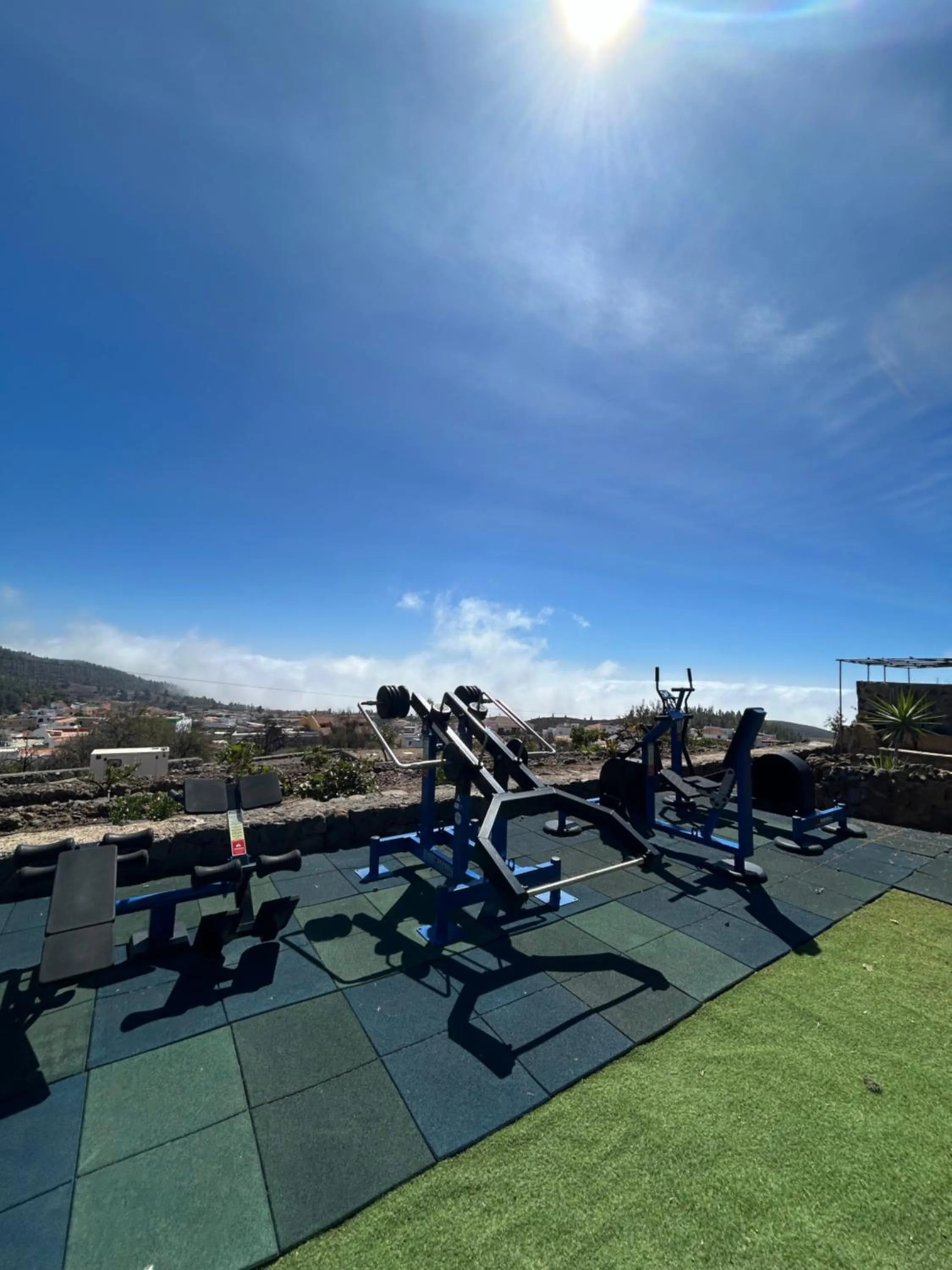 Fitness centre/facilities in Hotel Alta Montaña