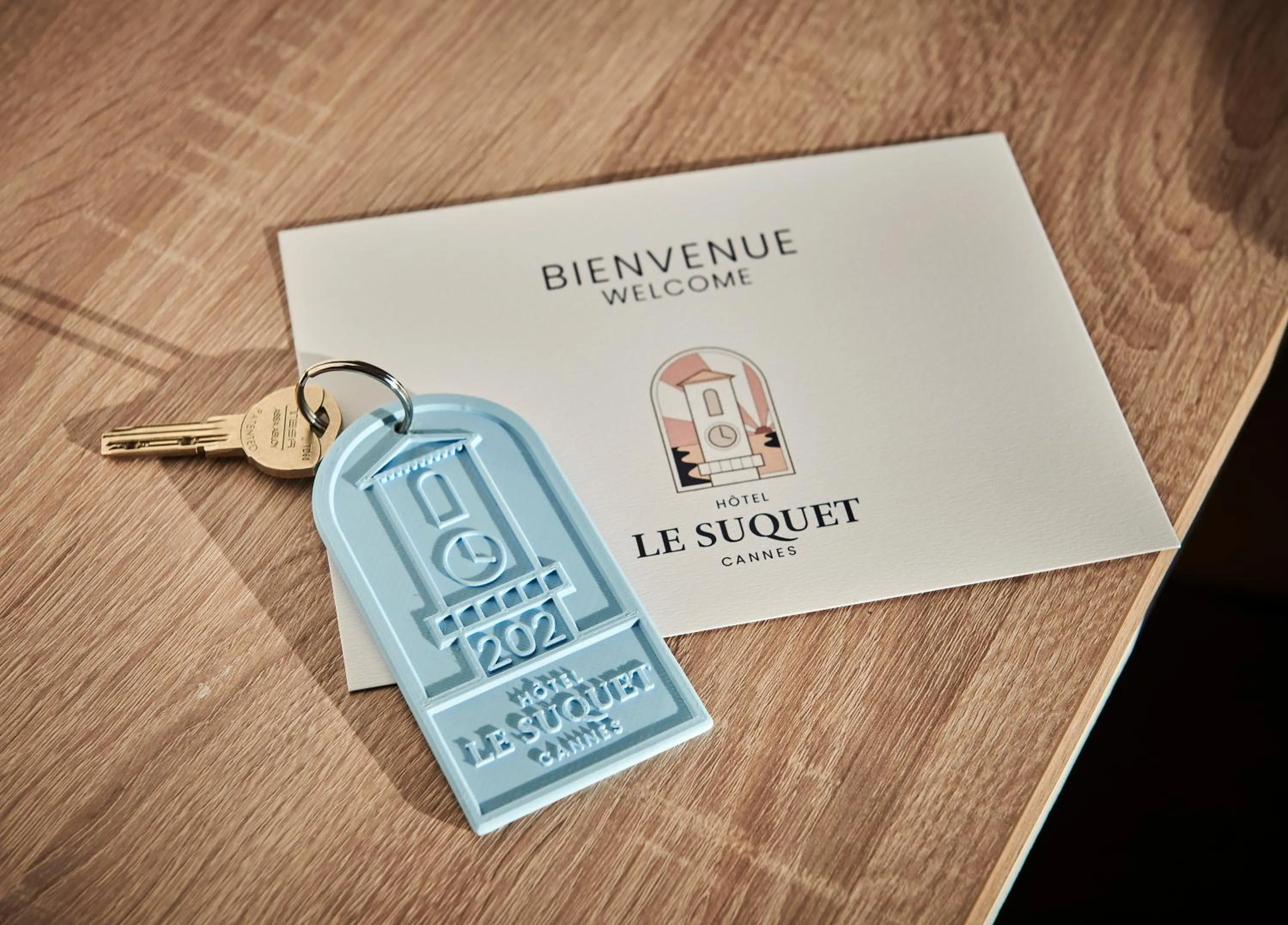 Decorative detail in Hotel Le Suquet Cannes