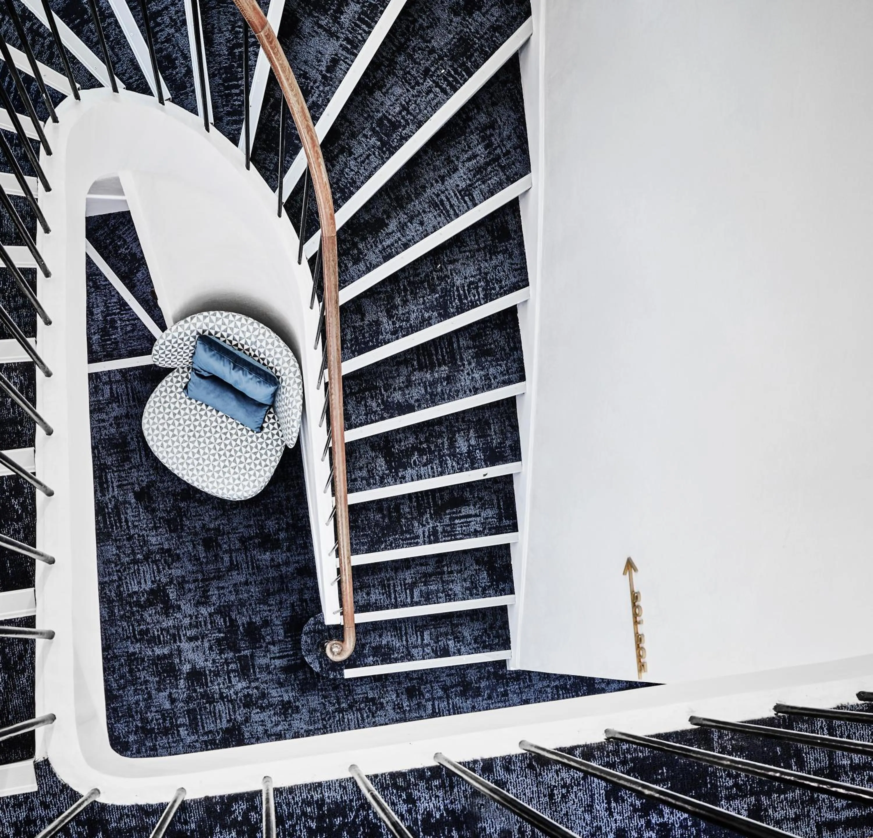 Decorative detail in Hotel Le Suquet Cannes