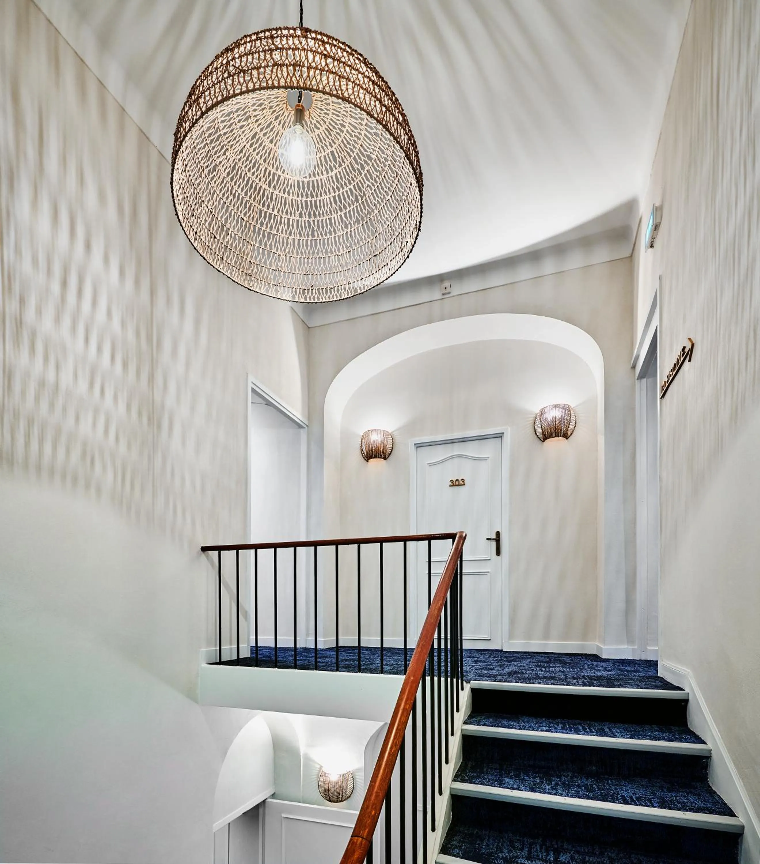 Decorative detail in Hotel Le Suquet Cannes