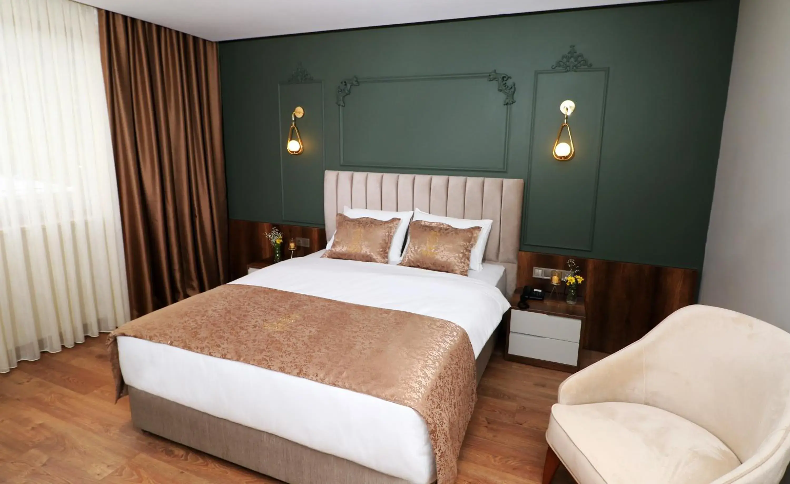 Bed in Bayrak Grand Hotel Bed in Bayrak Grand Hotel