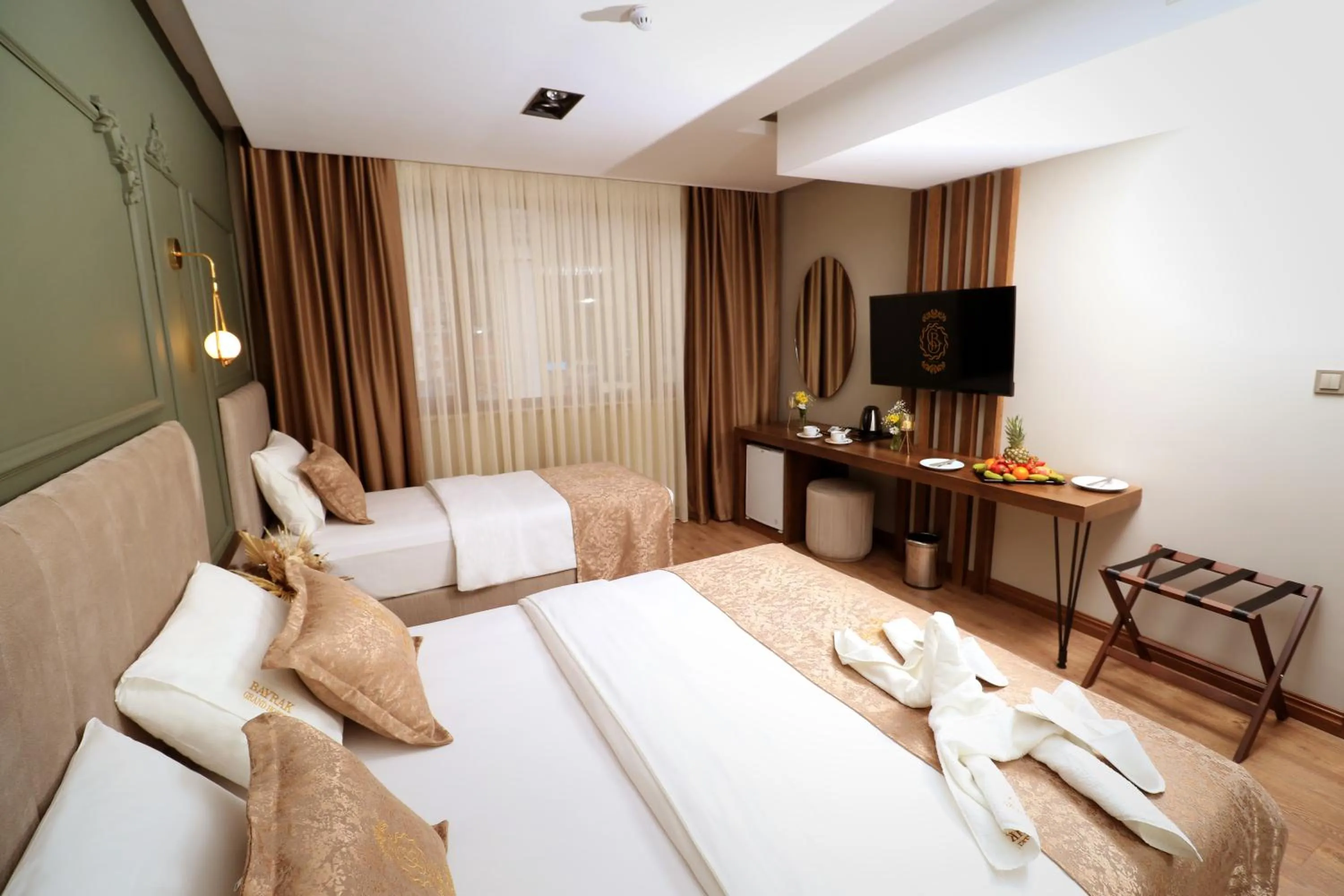 Bed in Bayrak Grand Hotel