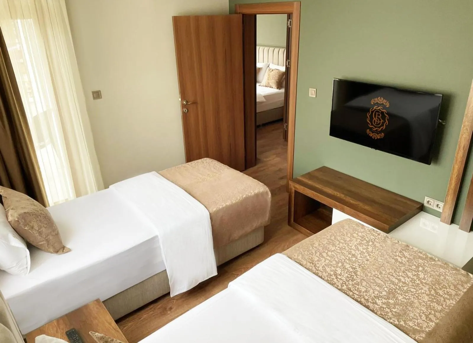 Bed in Bayrak Grand Hotel