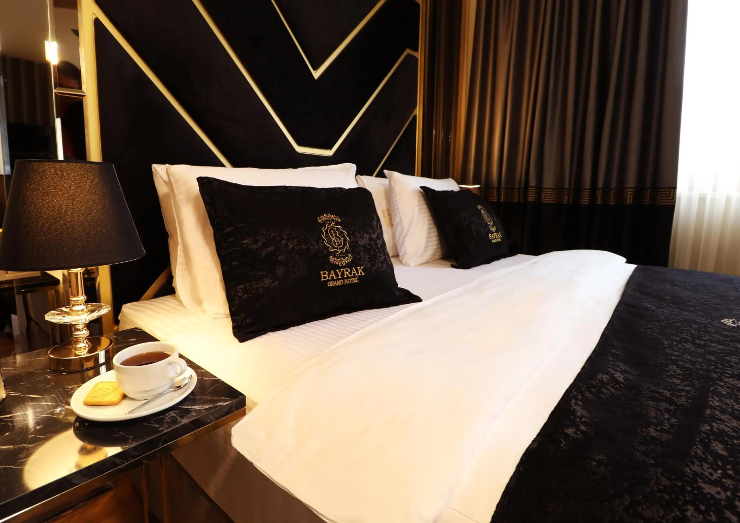 Bed in Bayrak Grand Hotel