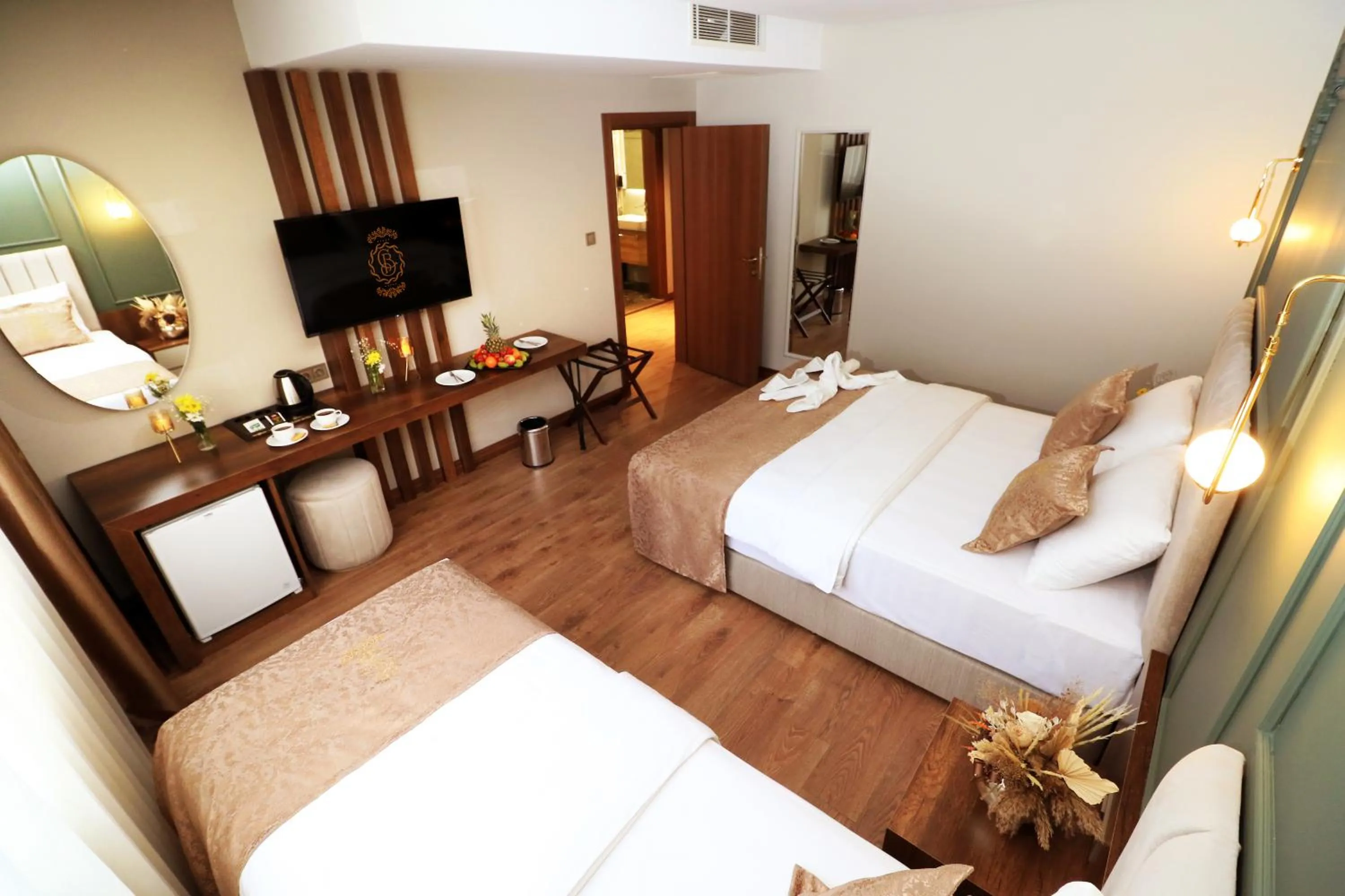 Bed in Bayrak Grand Hotel