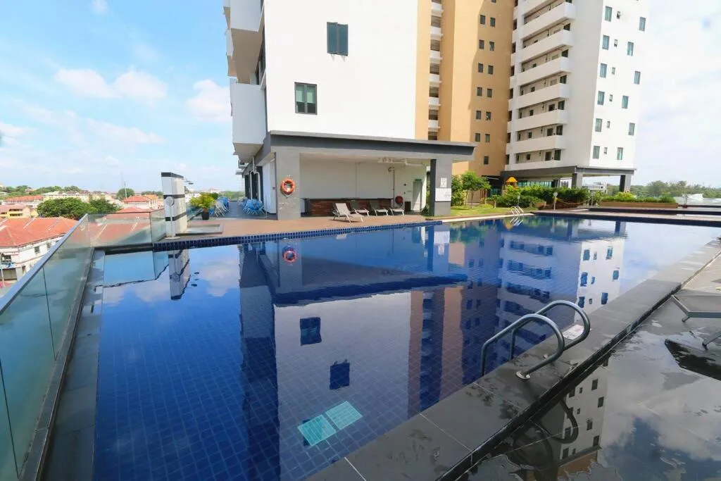 Swimming pool in PD D’Wharf Amazing Seaview Suite 9 (Up to 6 Pax)