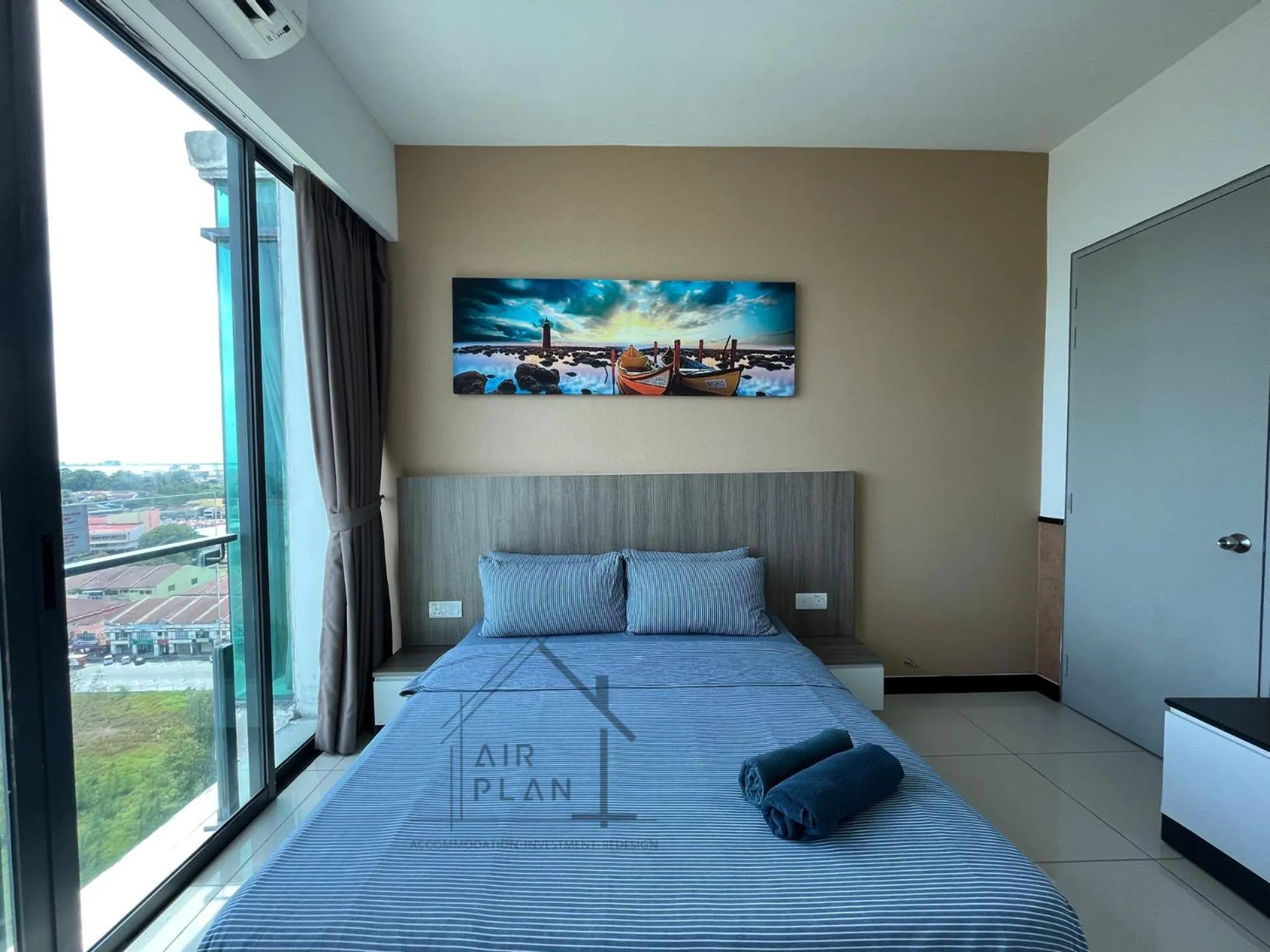 Bedroom, Bed in PD D’Wharf Amazing Seaview Suite 9 (Up to 6 Pax)