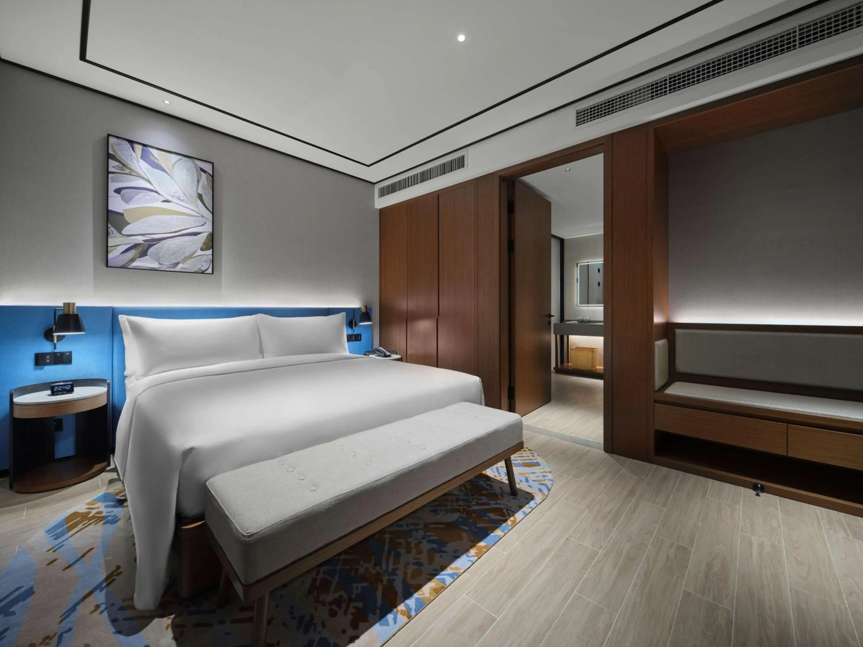 Bed in Hilton Garden Inn Jincheng Gushuyuan