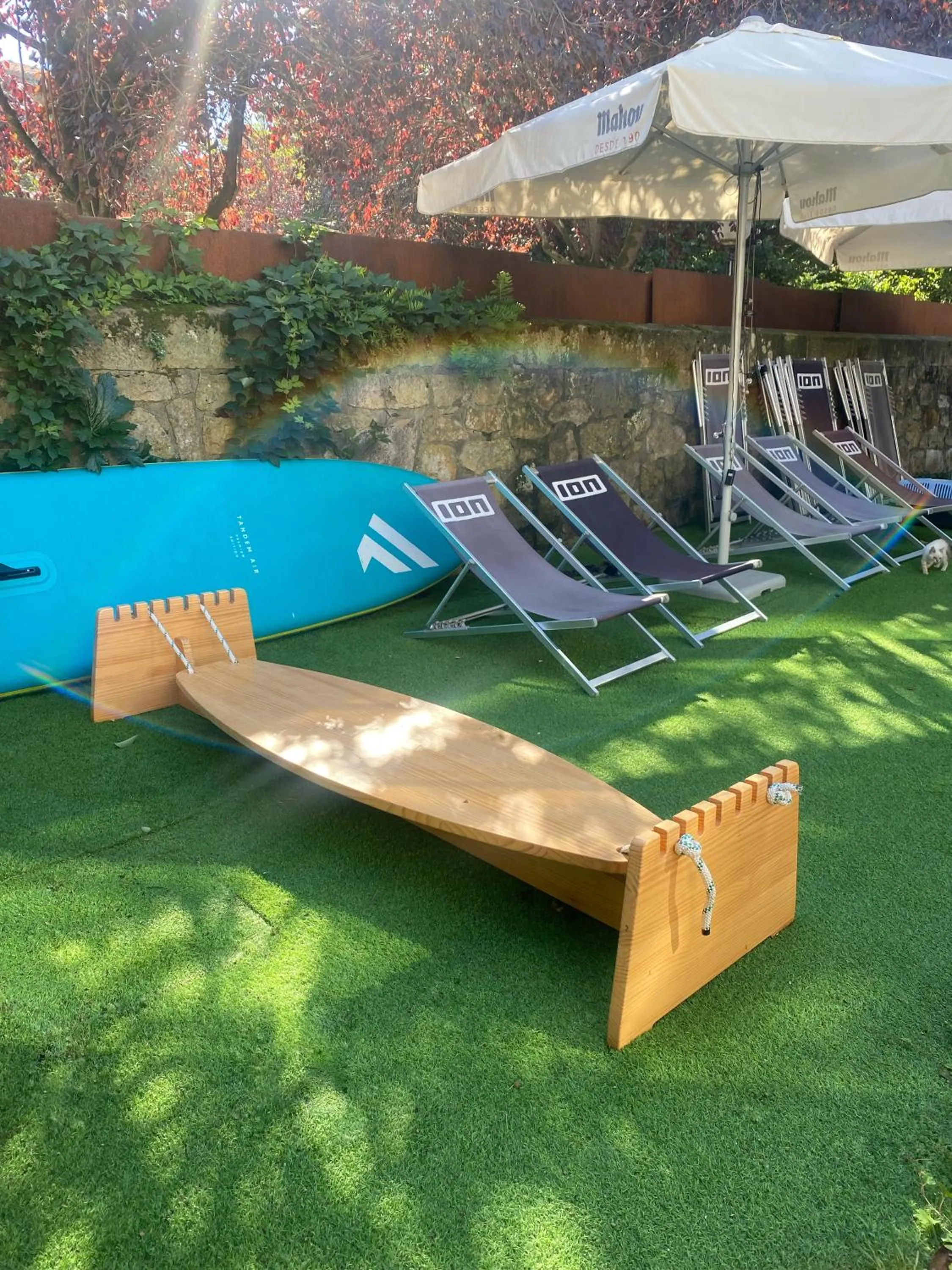 Garden in Zarautz Surf House
