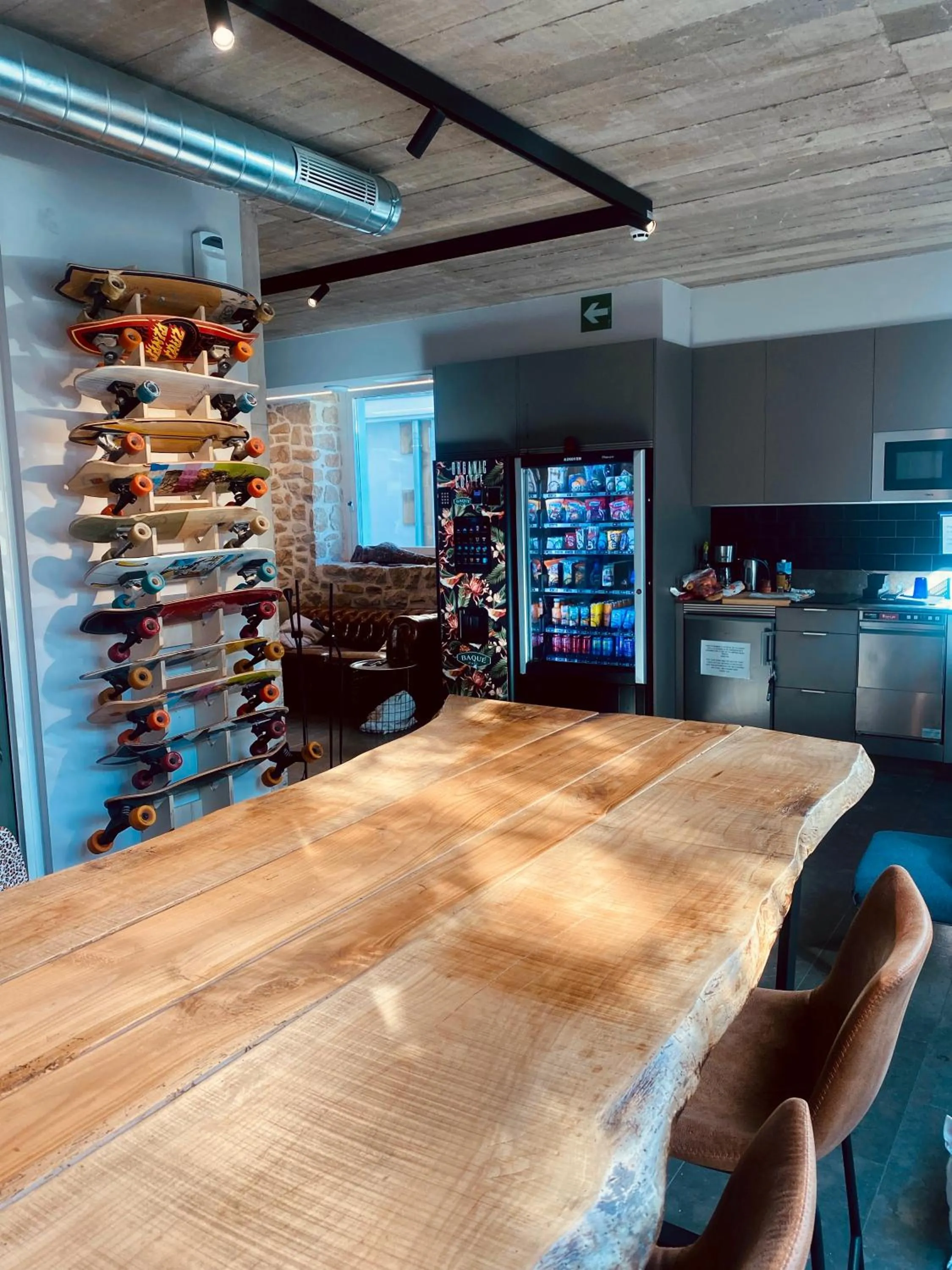 Living room in Zarautz Surf House