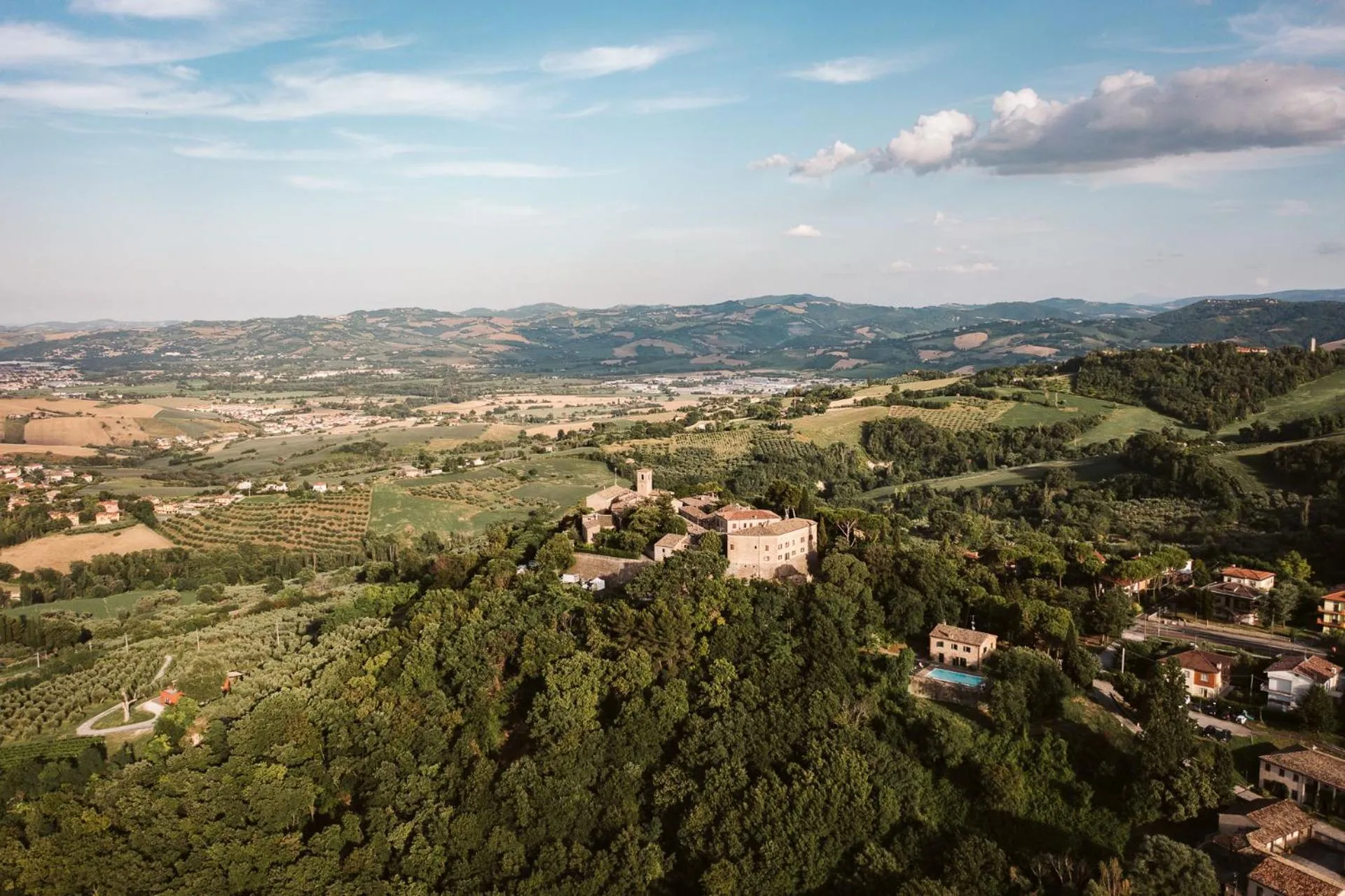 Natural landscape in Palazzo Viviani - Castello di Montegridolfo