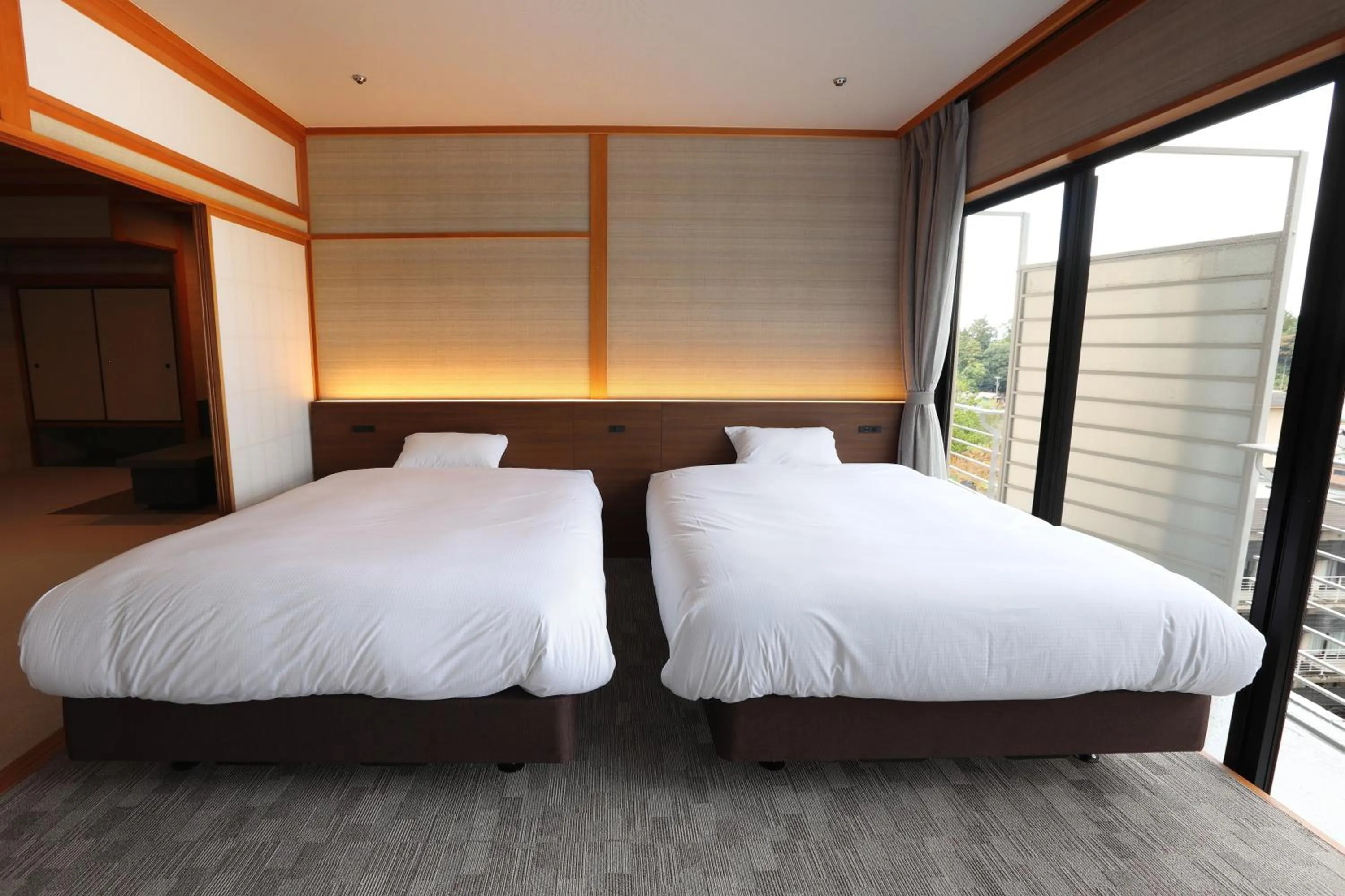 Bedroom, Bed in Manten no Tsujinoya