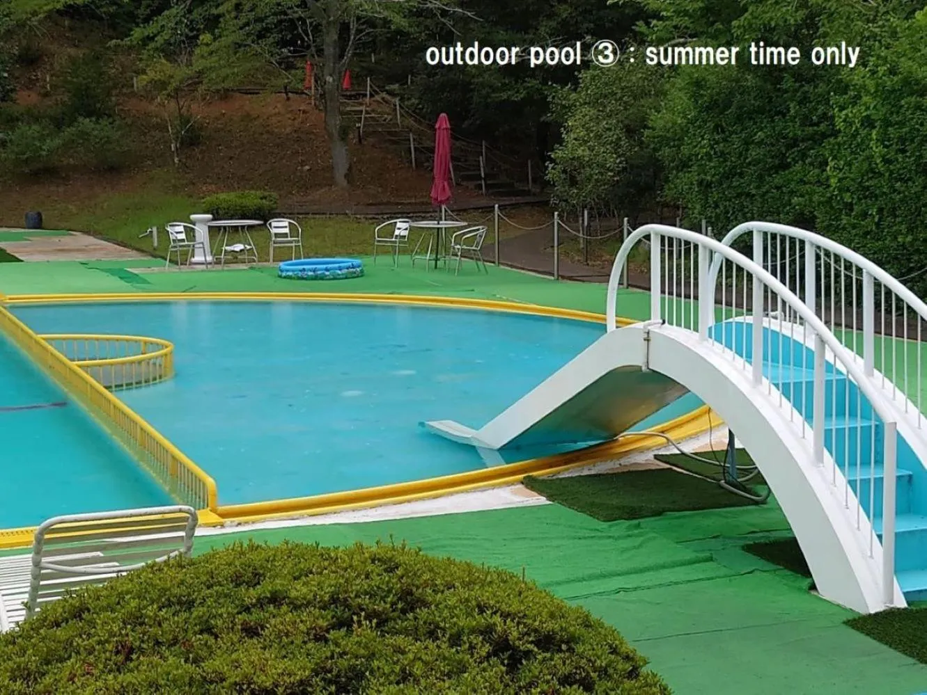 Pool view in Manten no Tsujinoya