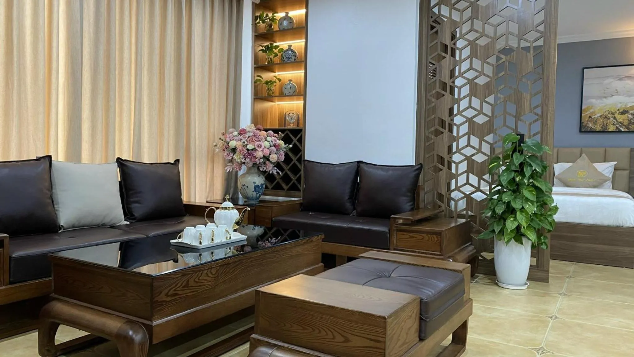 Living room in Minh Phát Hotel