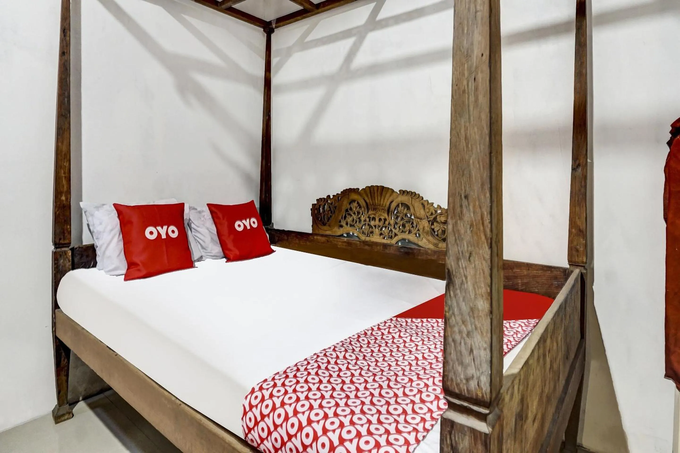 Bedroom, Bed in Hotel O Desa Wisata Kampung Majapahit