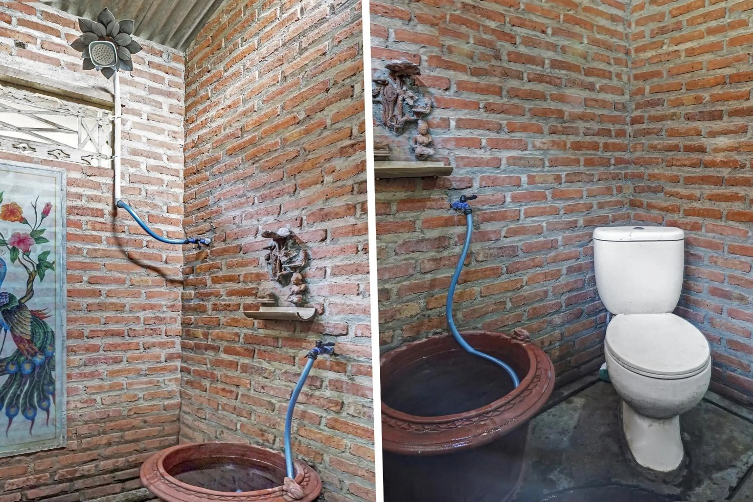 Bathroom in Hotel O Desa Wisata Kampung Majapahit