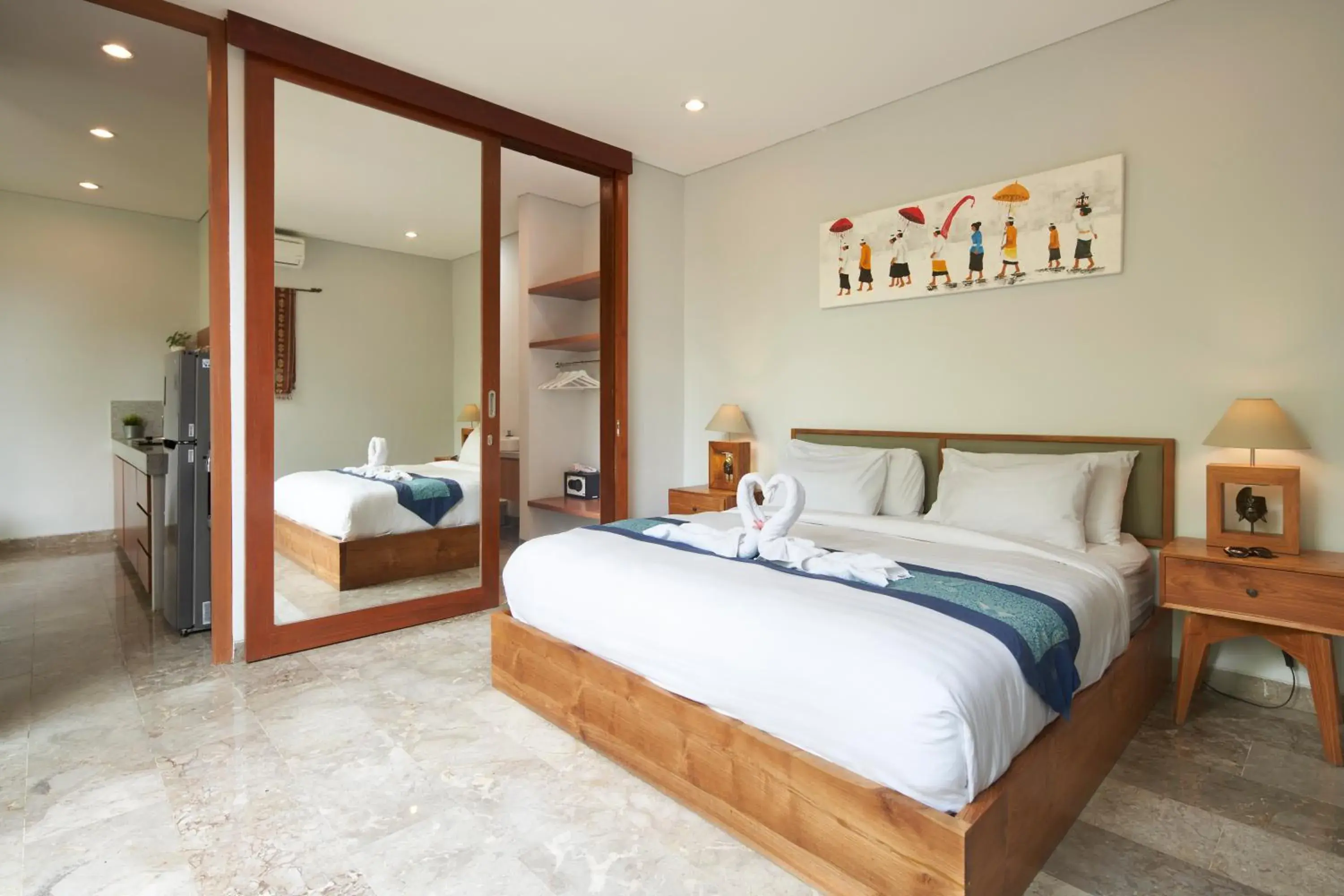 Bed in Prema Uja Villas Bed in Prema Uja Villas