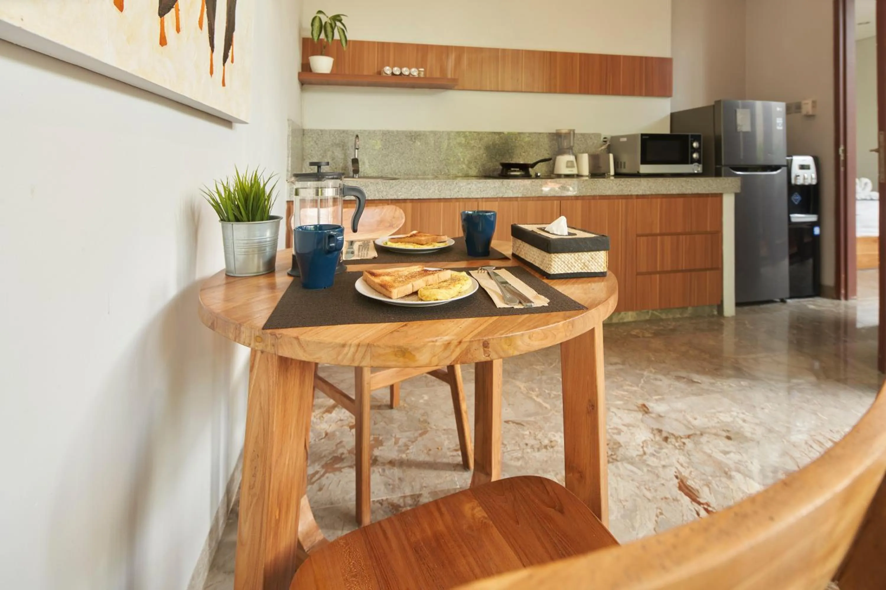 Dining area in Prema Uja Villas
