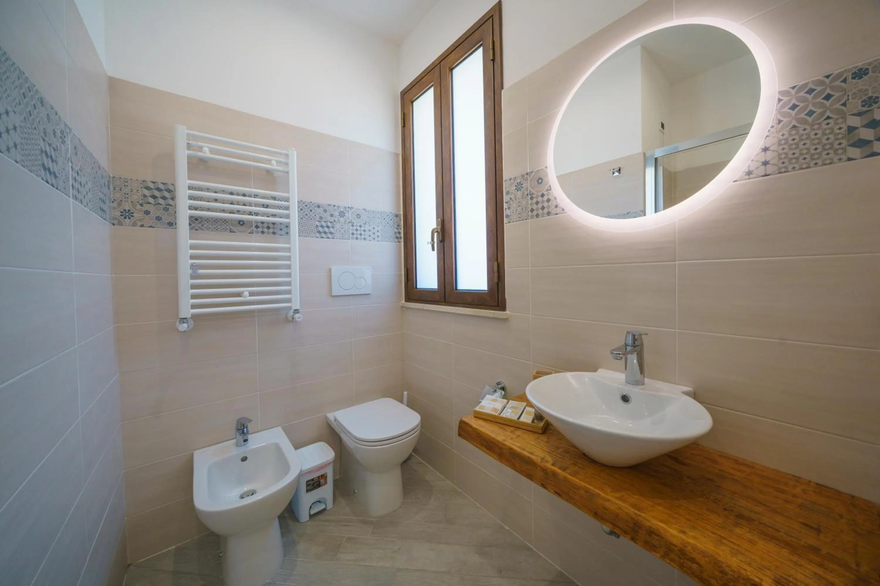 Bathroom in Minissale Farmhouse