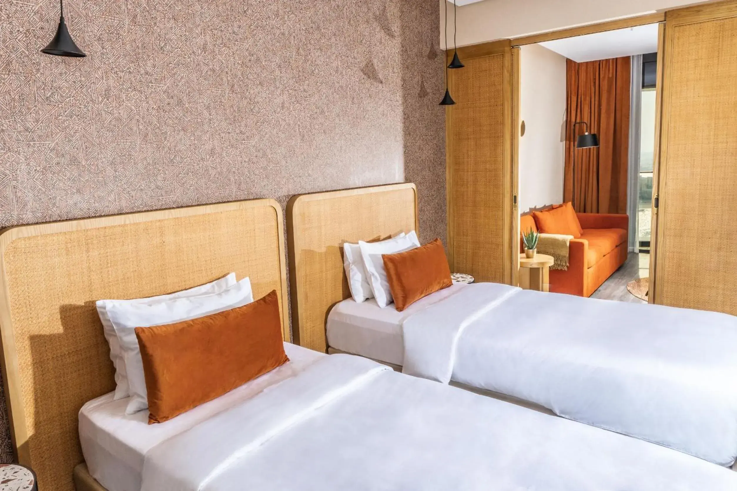 Bed in The House Hotel Al Khiran Bed in The House Hotel Al Khiran