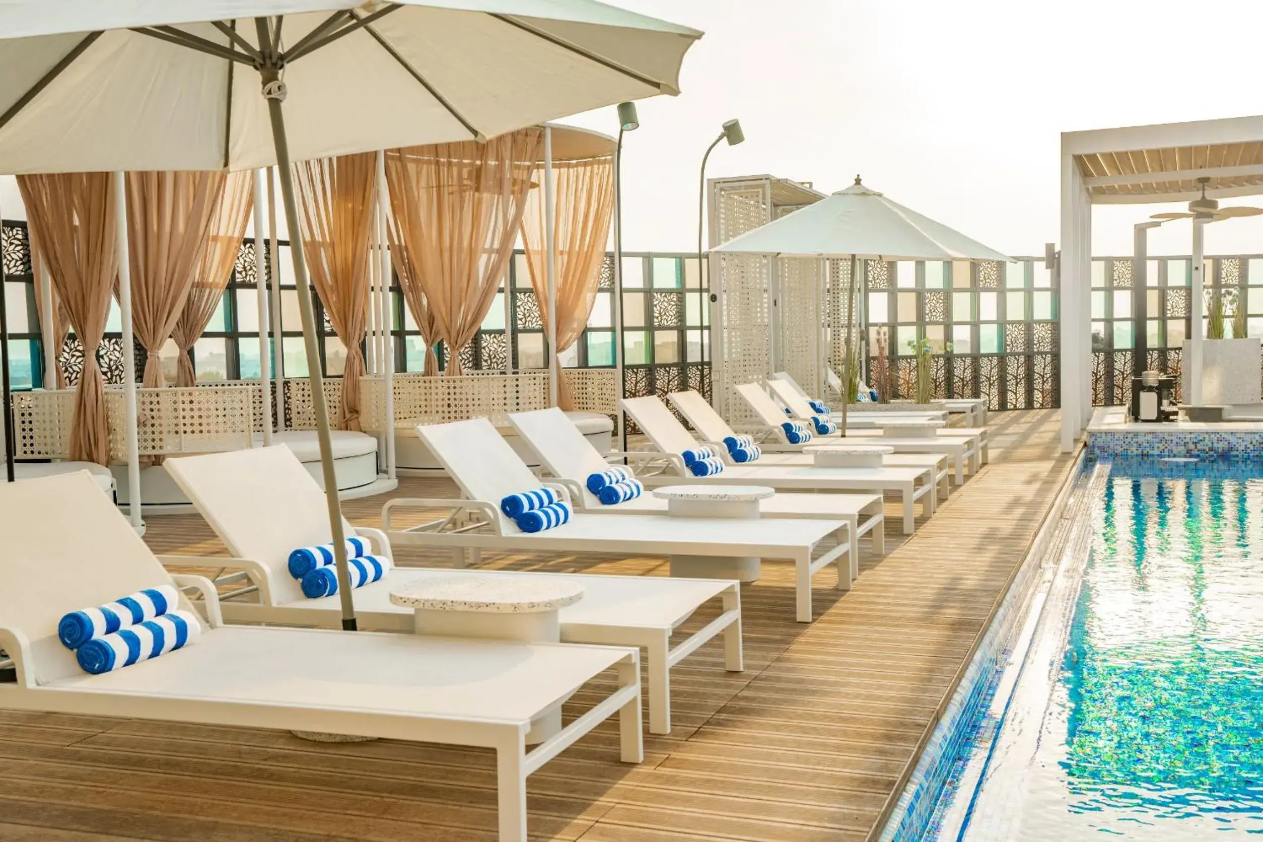 Swimming pool in The House Hotel Al Khiran Swimming pool in The House Hotel Al Khiran