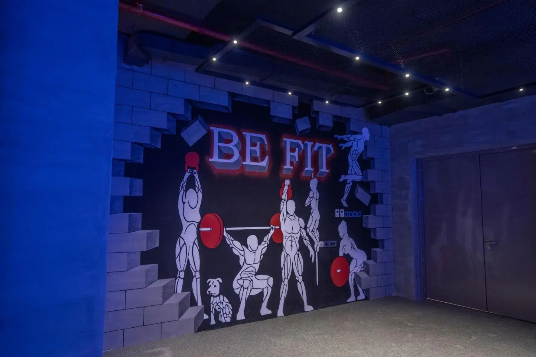 Fitness centre/facilities in The House Hotel Al Khiran Fitness centre/facilities in The House Hotel Al Khiran