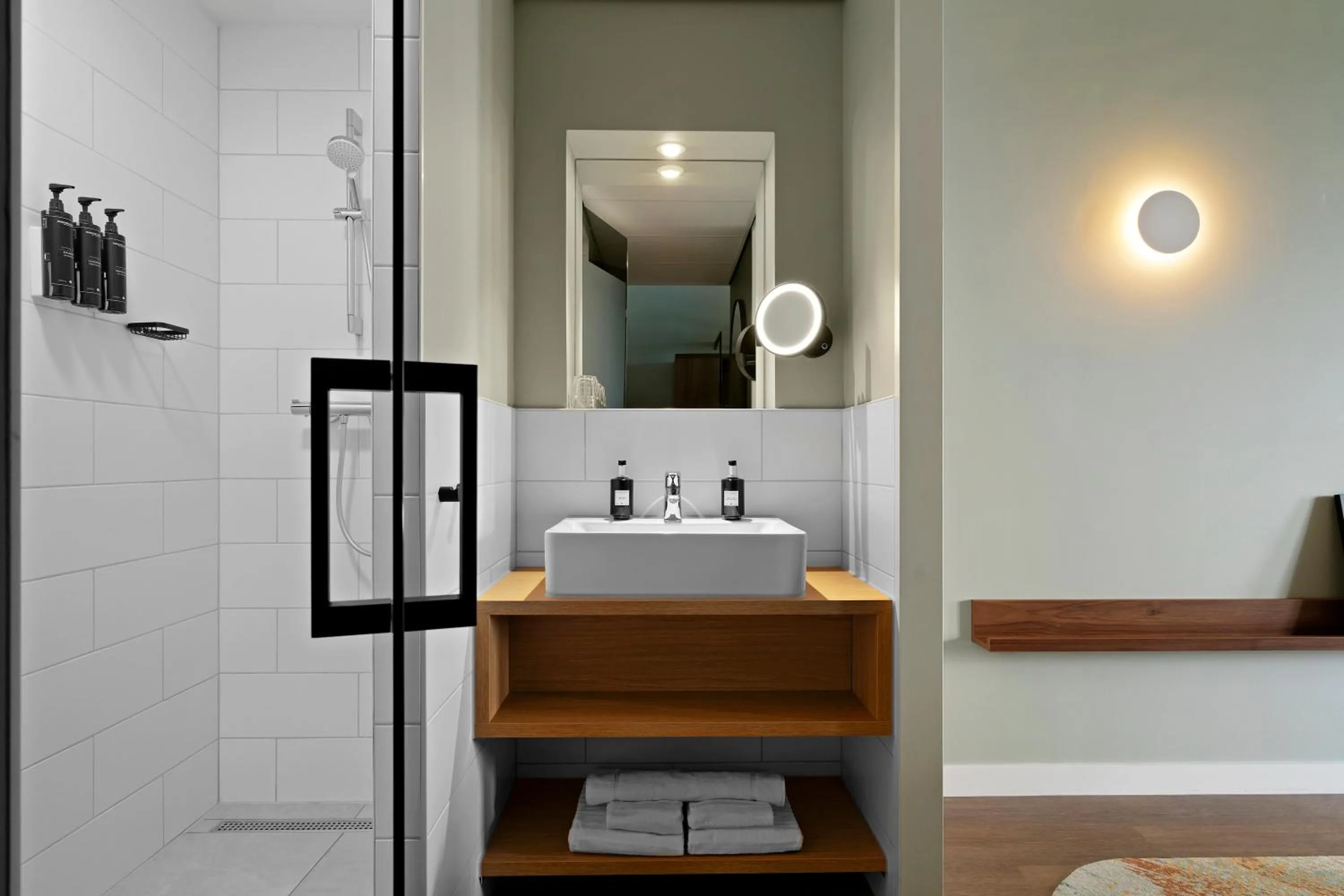 Bathroom in Corendon Apartments Amsterdam Schiphol Airport