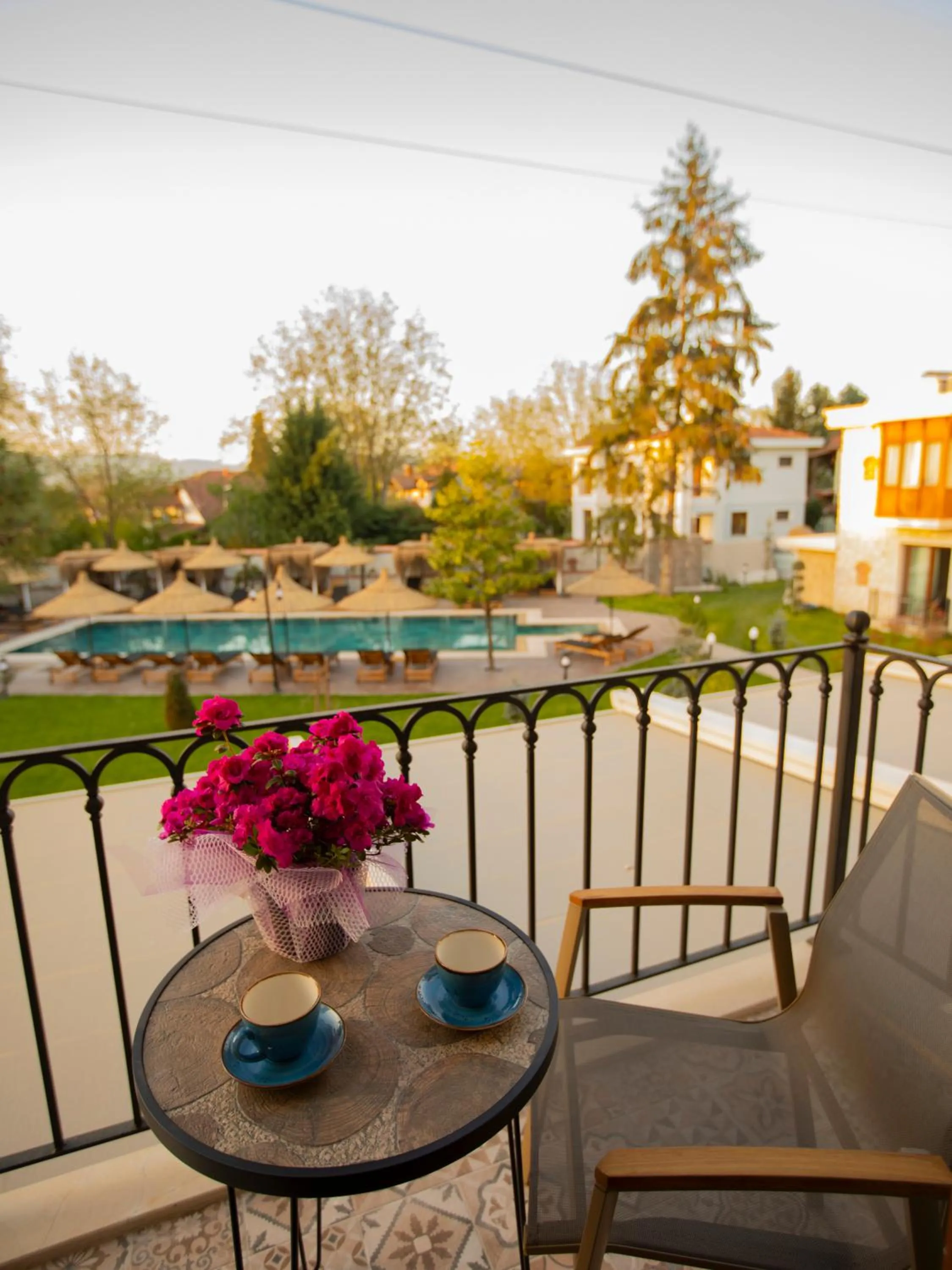 Balcony/Terrace in Balturk Garden Sapanca Hotel