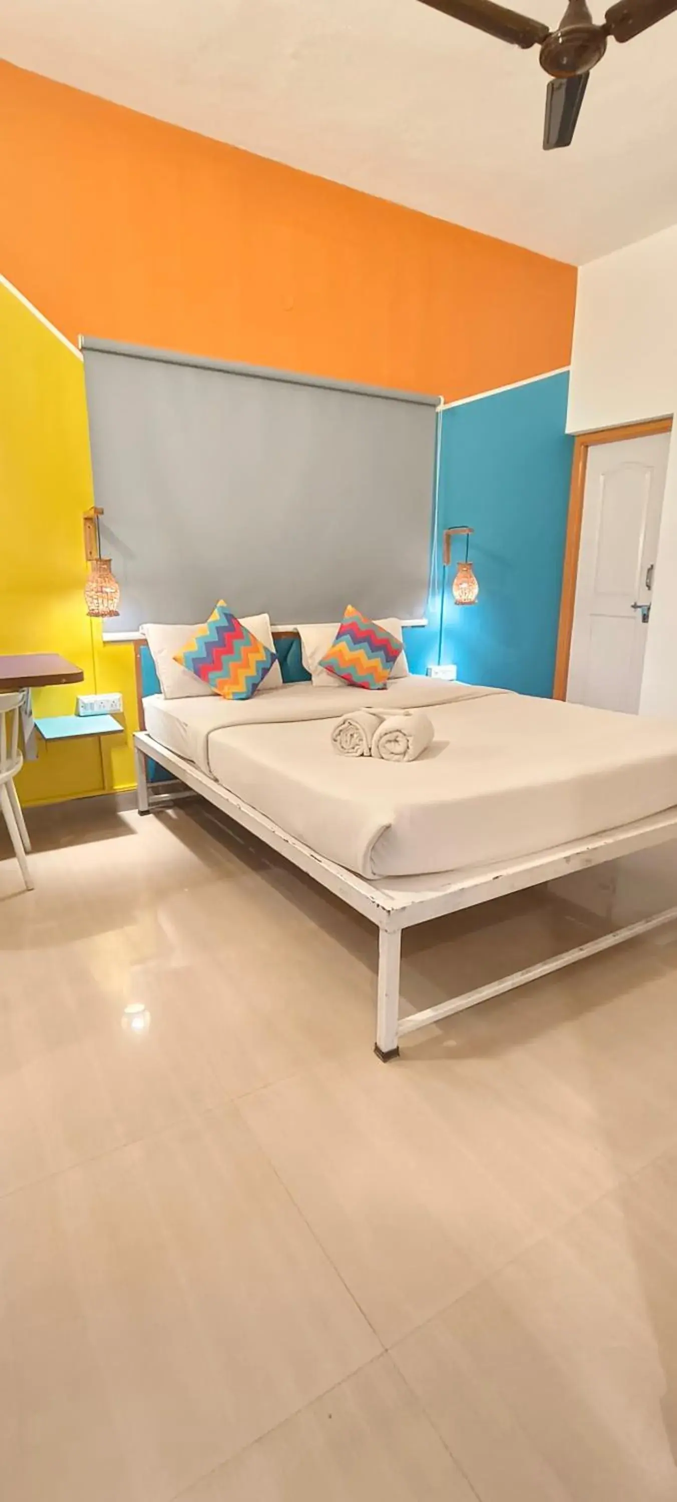 Bed in goSTOPS Coorg Bed in goSTOPS Coorg