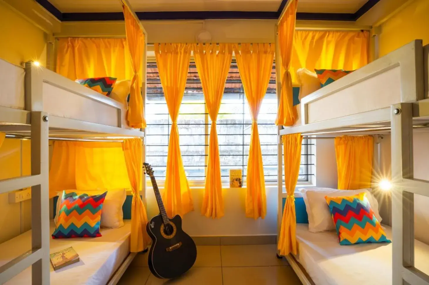 Bed in goSTOPS Coorg Bed in goSTOPS Coorg