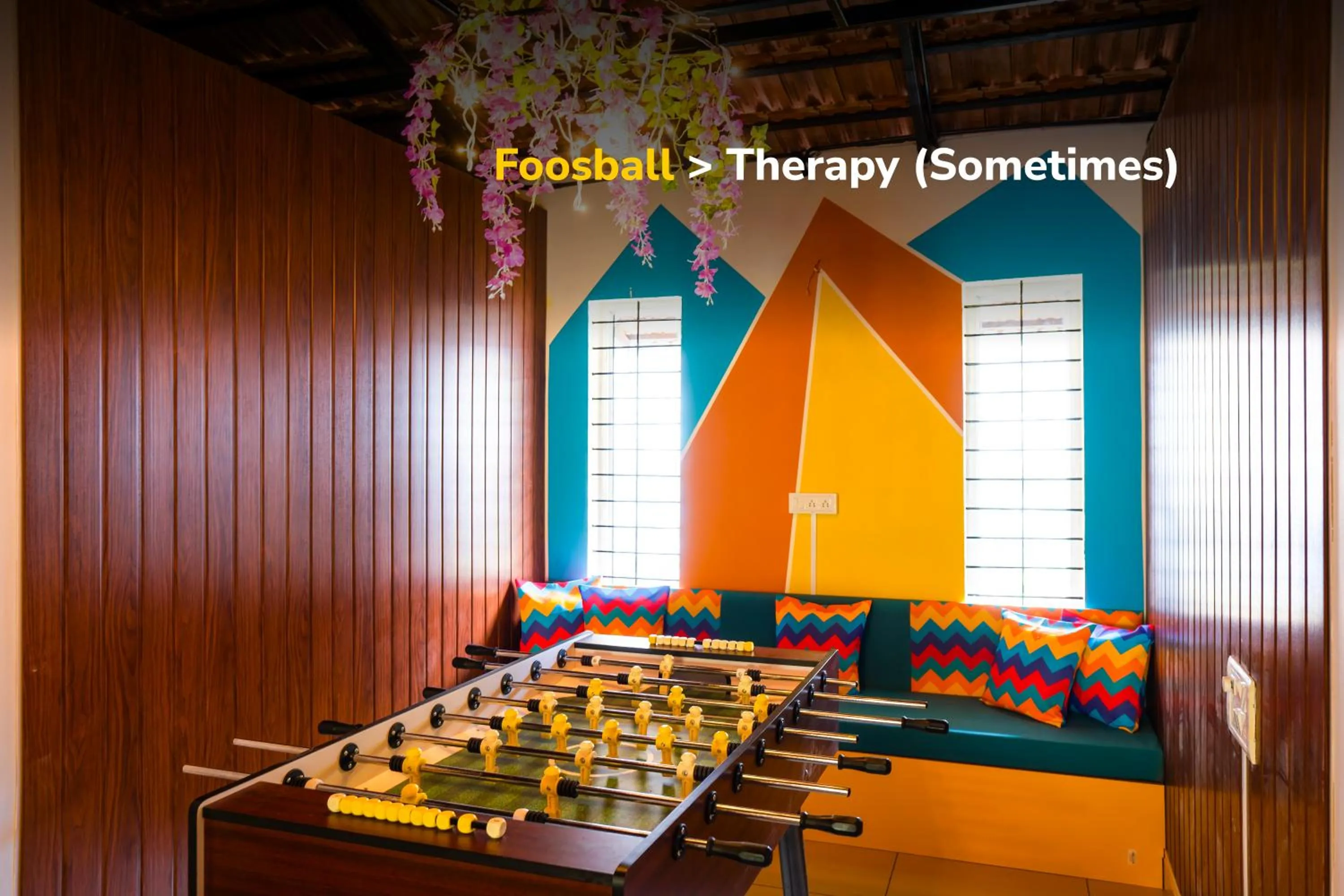 Game Room in goSTOPS Coorg