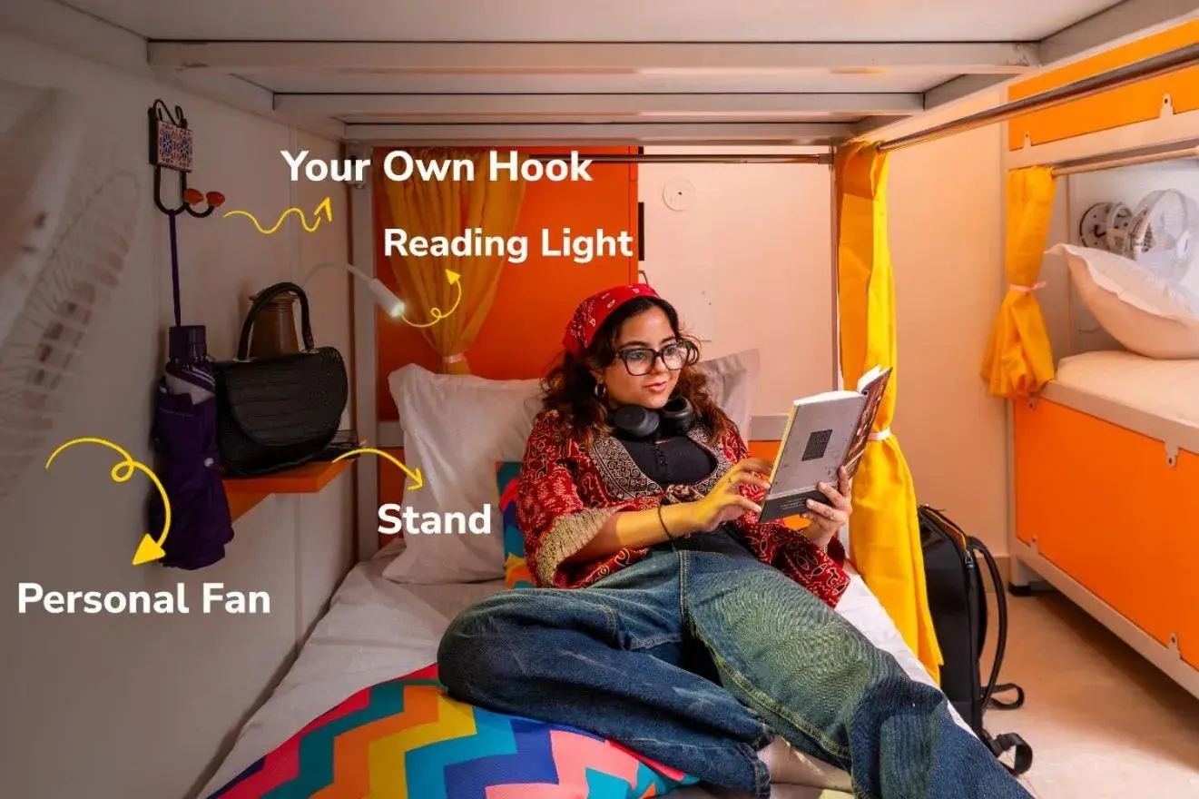 Bed in goSTOPS Coorg Bed in goSTOPS Coorg