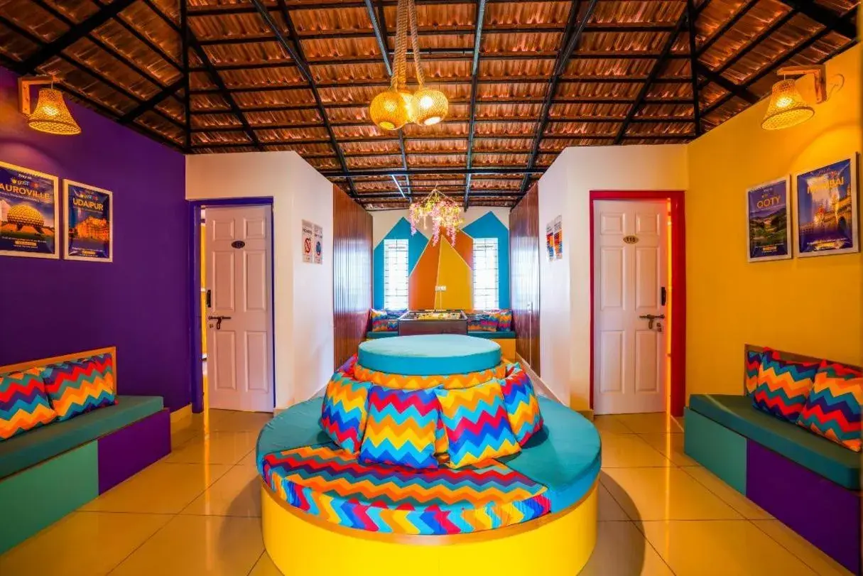 Bed in goSTOPS Coorg Bed in goSTOPS Coorg