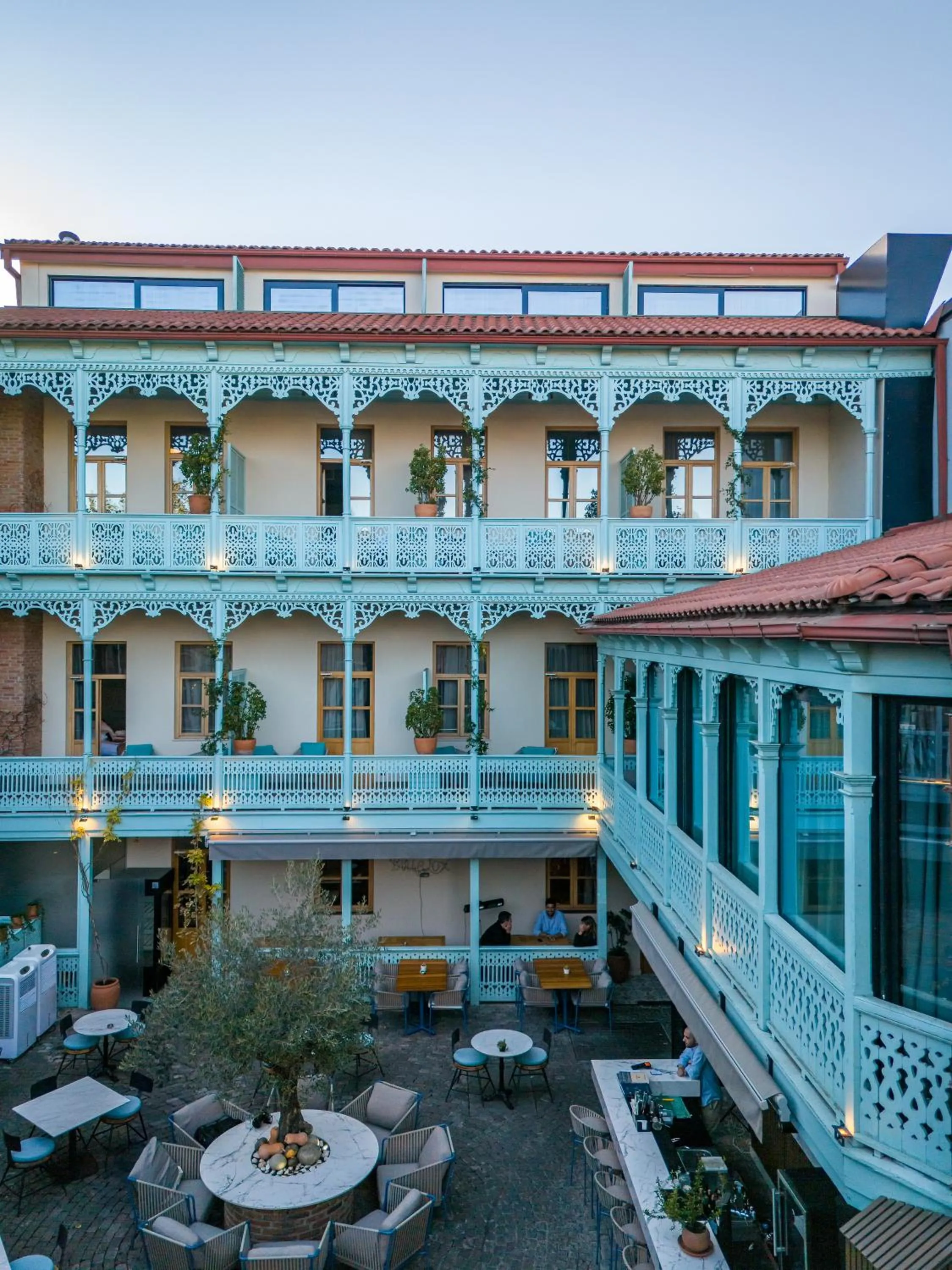 Property building in The Blue Fox Hotel