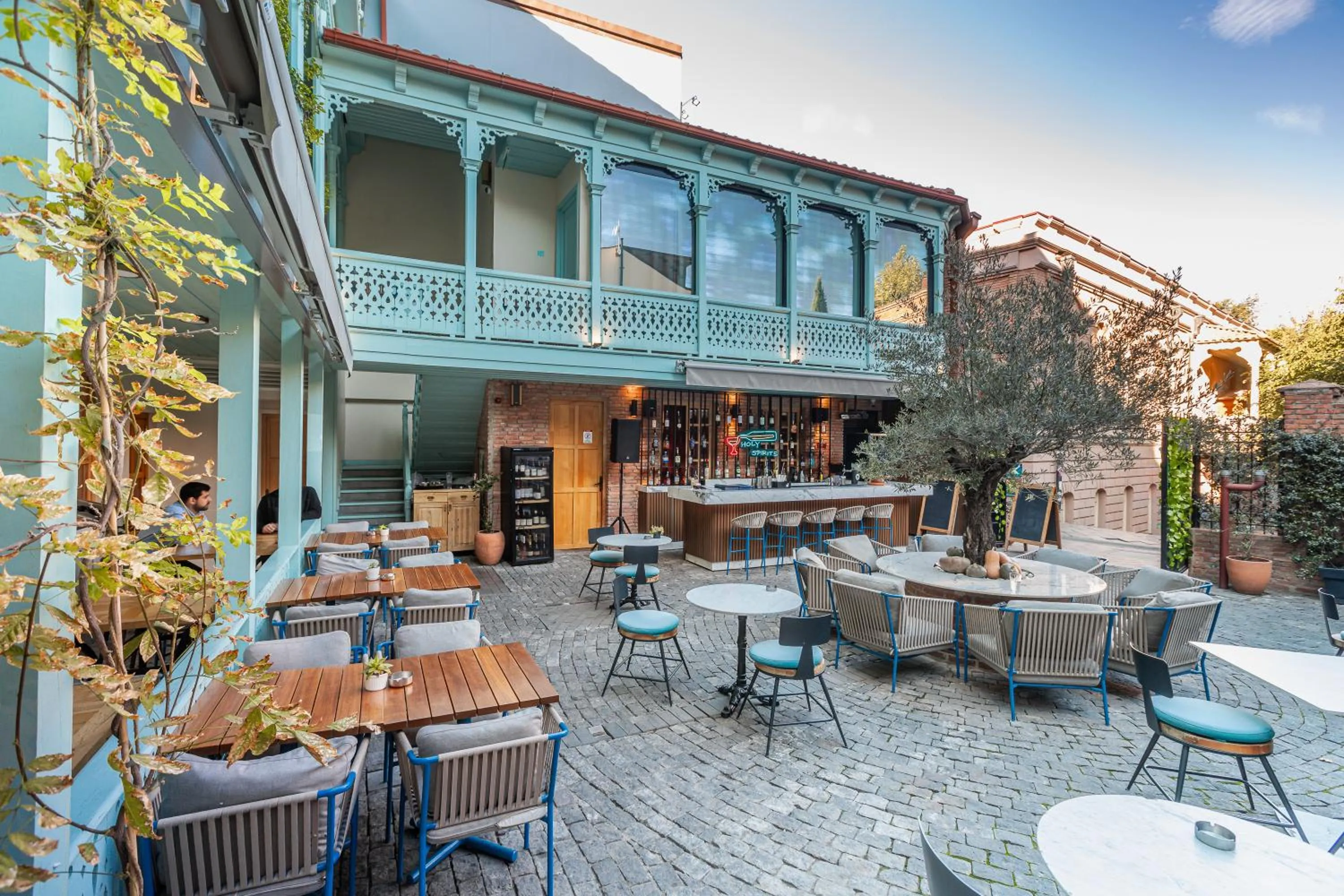 Property building in The Blue Fox Hotel