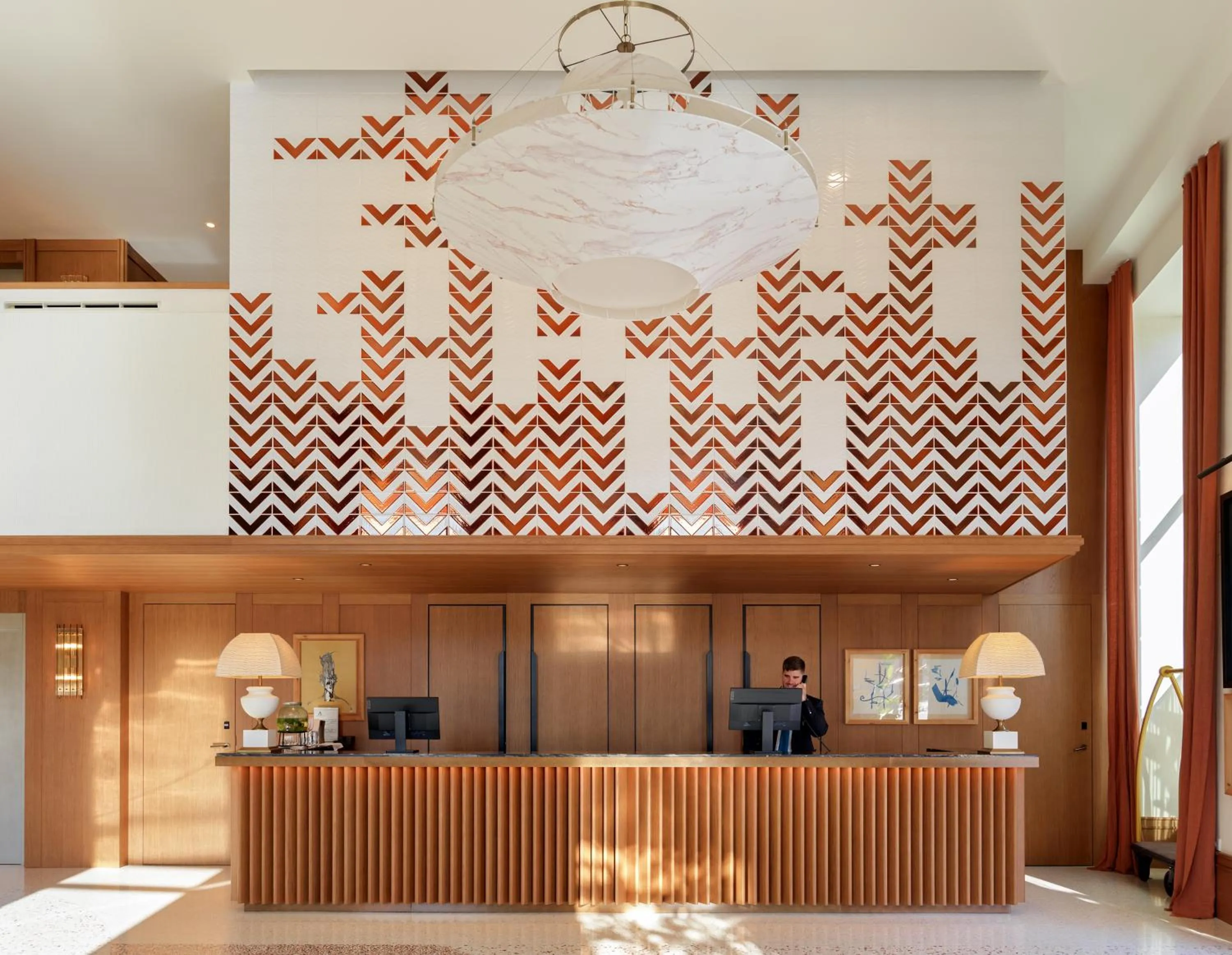 Lobby or reception in H10 Croma Málaga