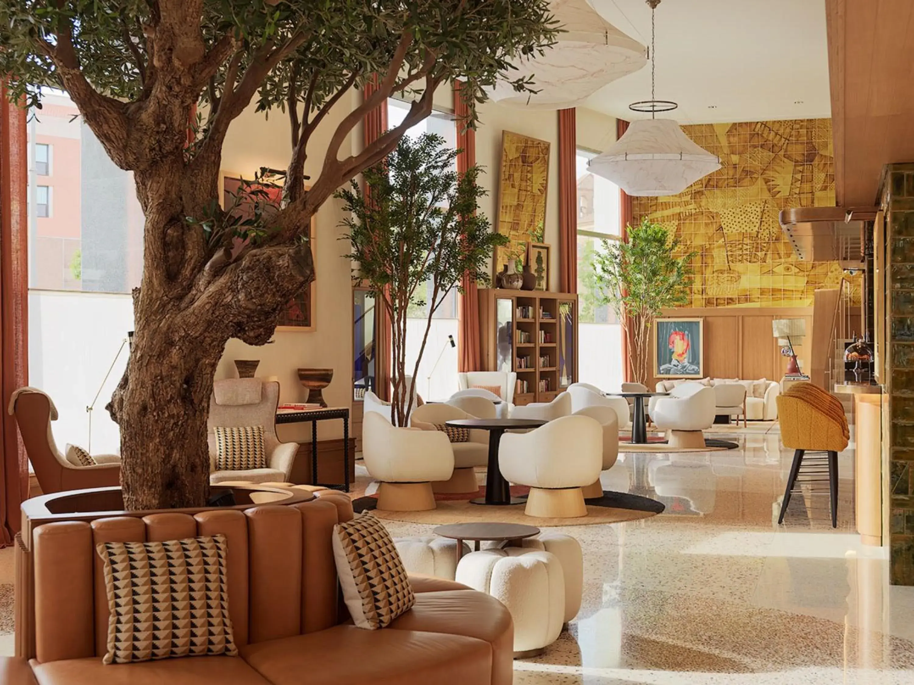 Lobby or reception in H10 Croma Málaga Lobby or reception in H10 Croma Málaga