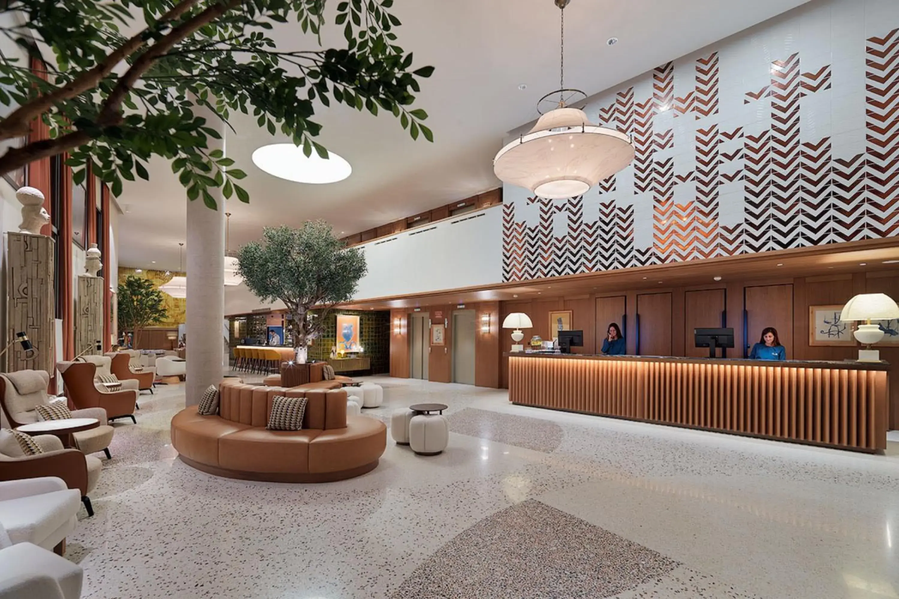 Lobby or reception in H10 Croma Málaga Lobby or reception in H10 Croma Málaga