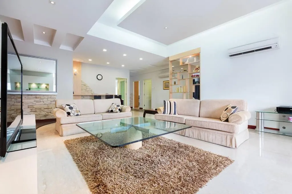 Living room in The Center of Singapore; China Town