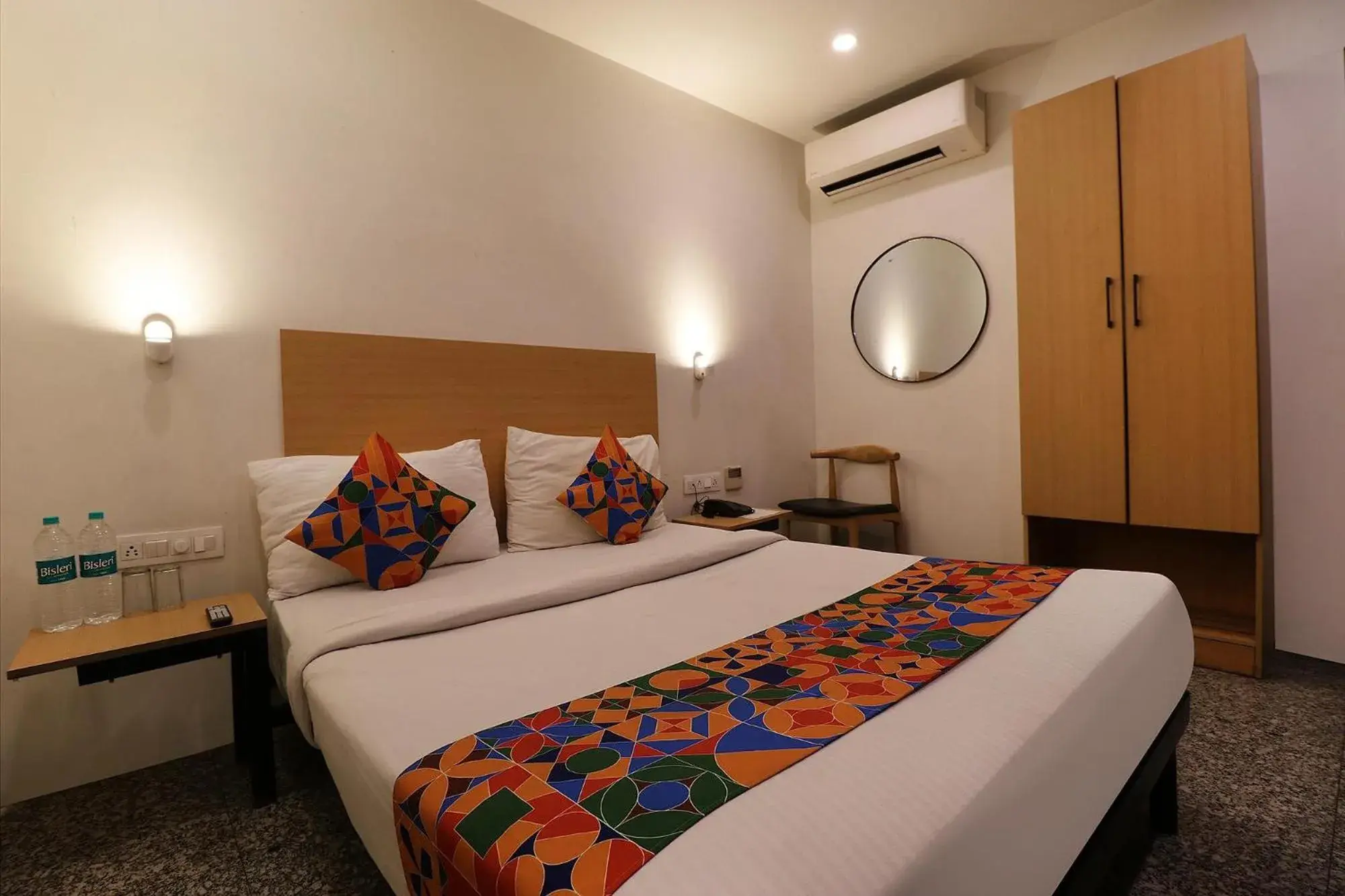 Property building, Bed in FabHotel La Serene Punjabi Bagh Property building, Bed in FabHotel La Serene Punjabi Bagh