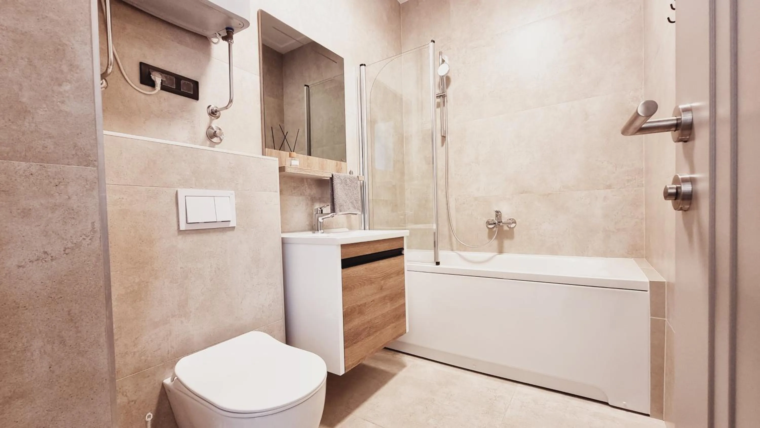 Shower in CASA AL MARE by Moskva