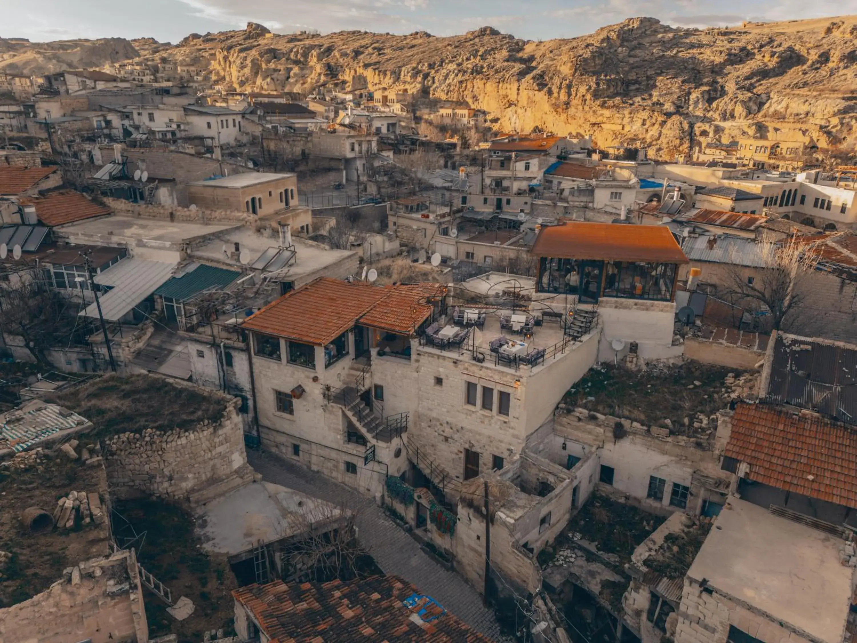 Property building in Zula Cave House Property building in Zula Cave House