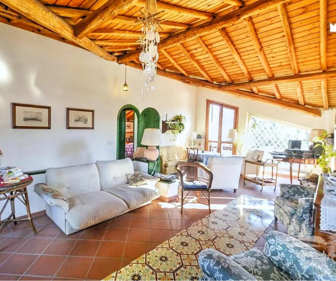 Seating area in B&B La Casa del Ficus