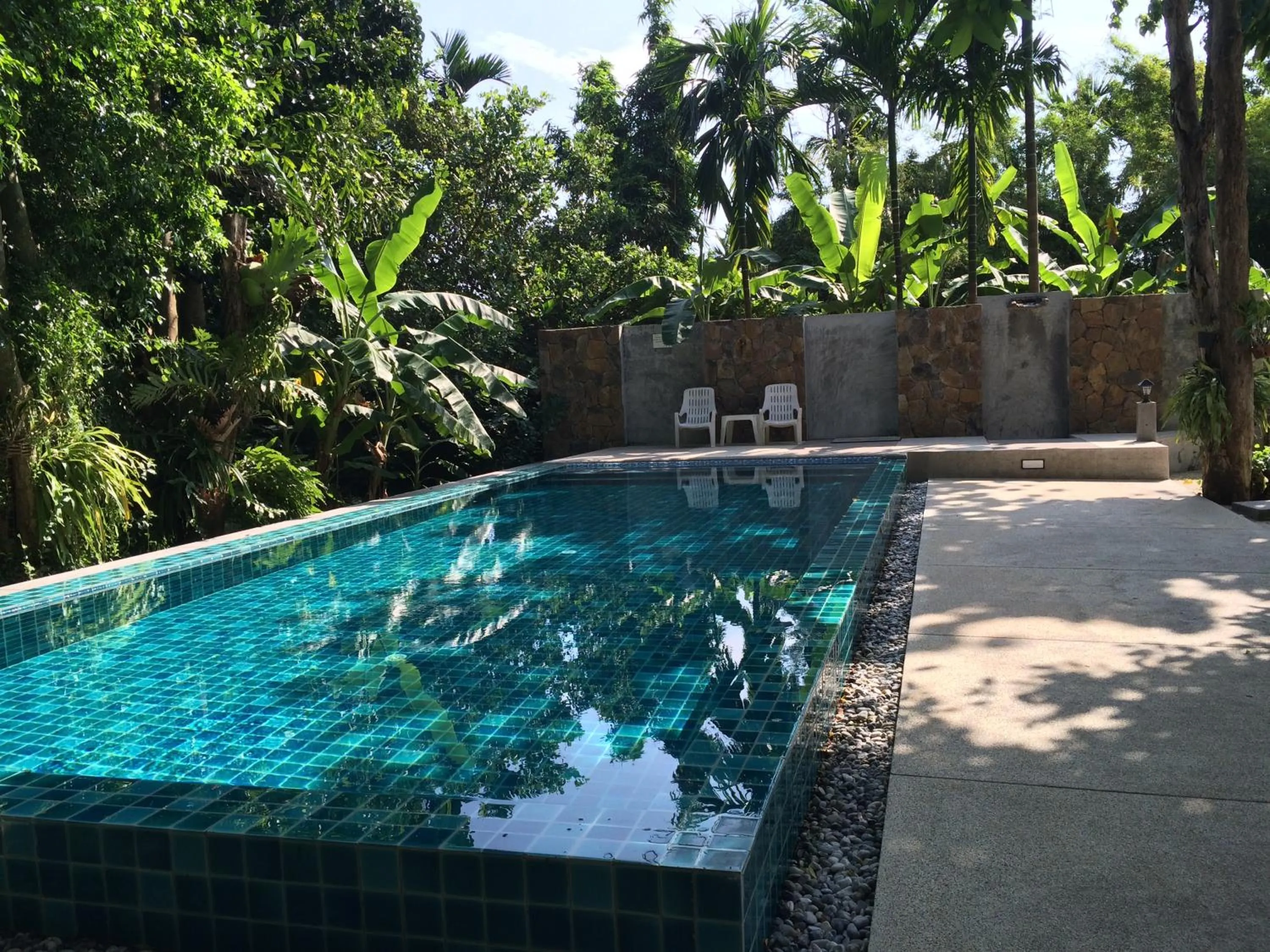 Swimming pool in Fern House Retreat