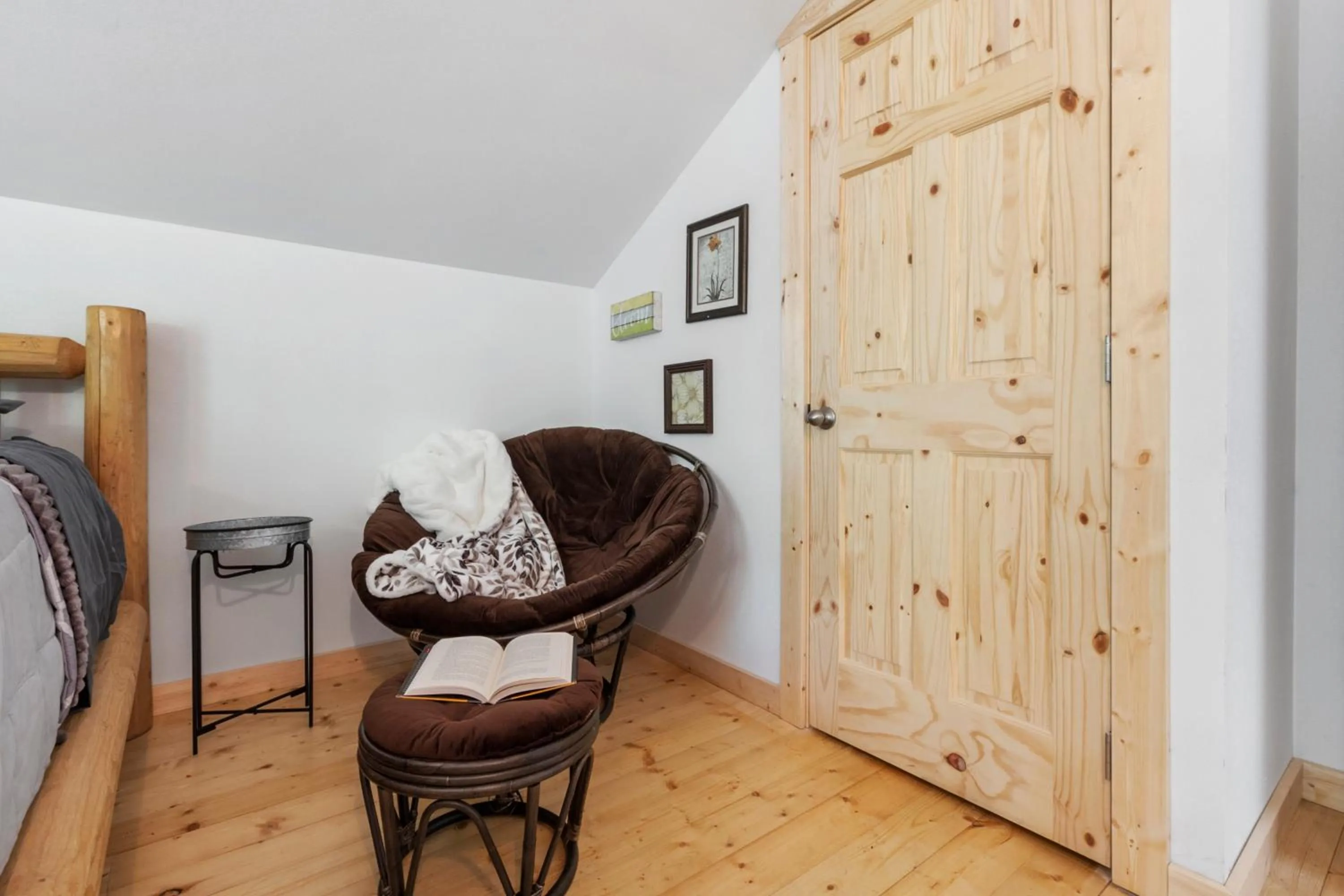 Bed in Kelton's Cabin