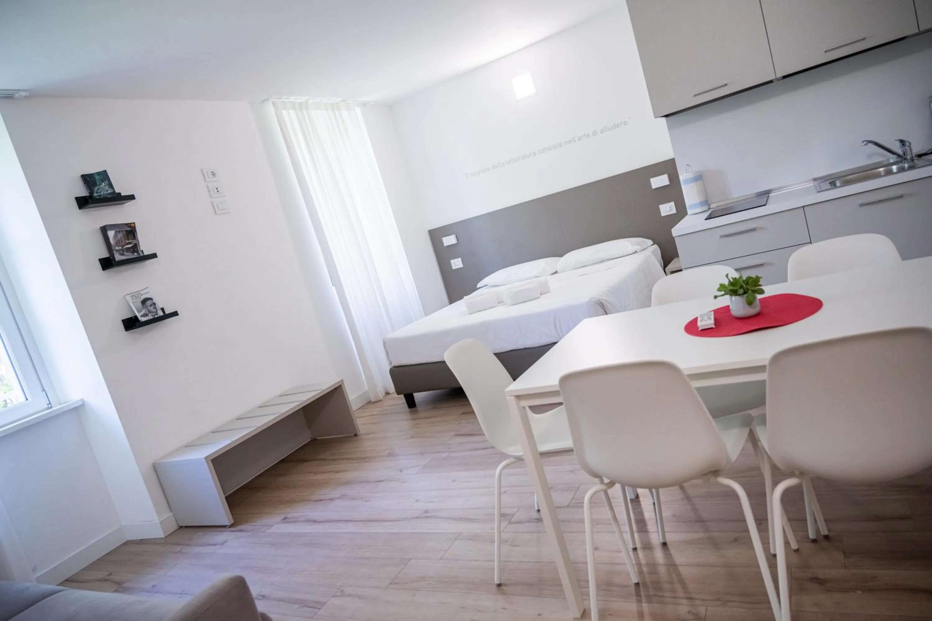 Seating area in City Gallery Apartments