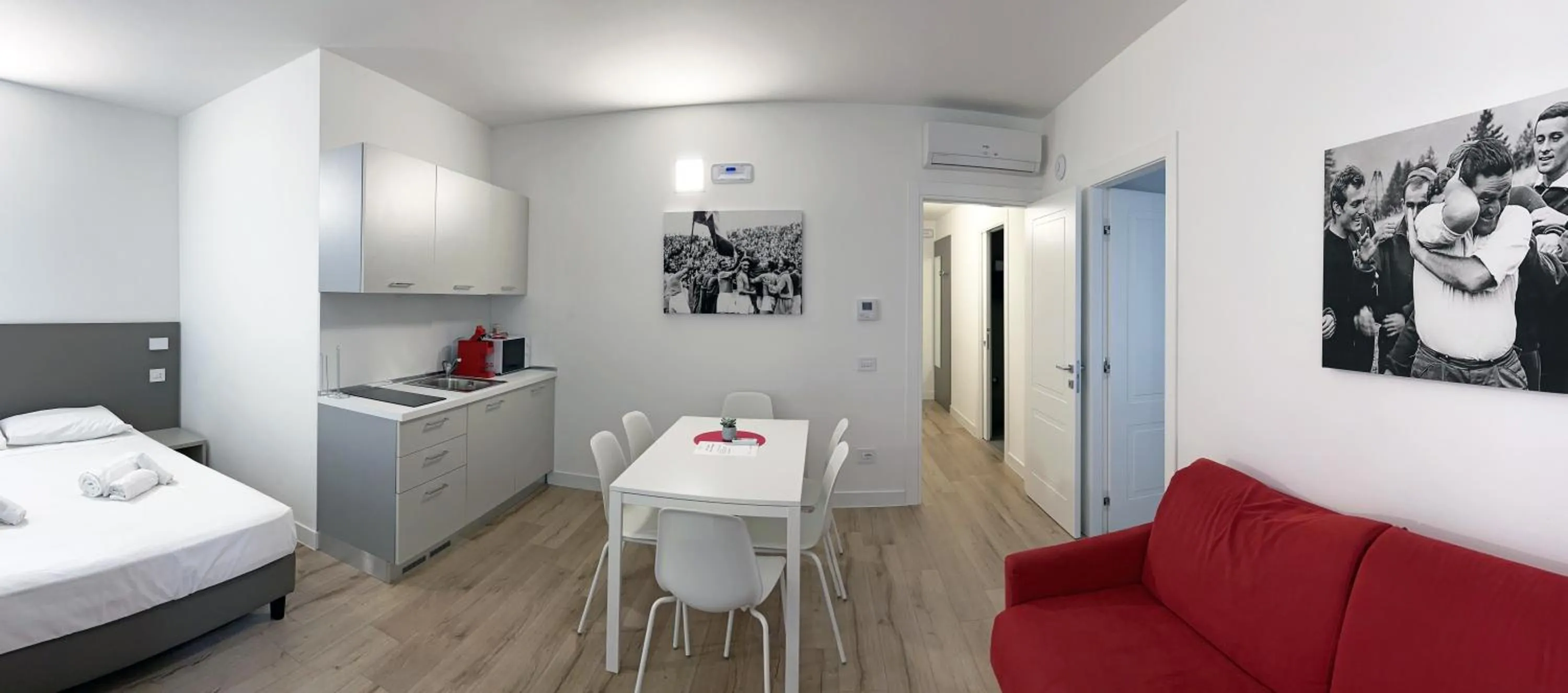 Bed in City Gallery Apartments