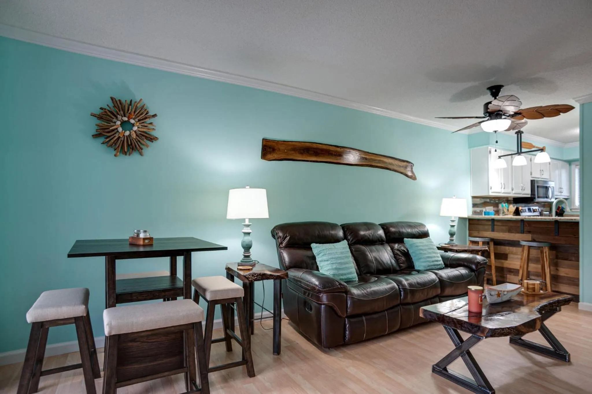 Living room in The Rustic Anchor