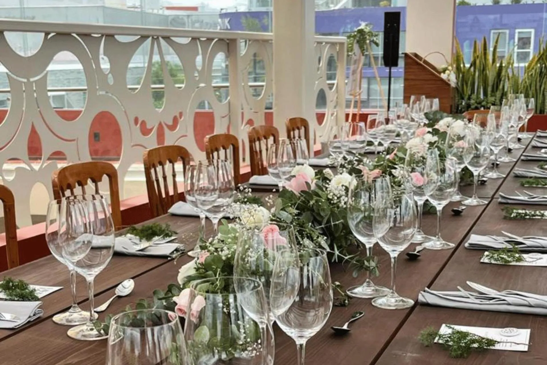 Balcony/Terrace in Casa Azulai Puebla Hotel Boutique
