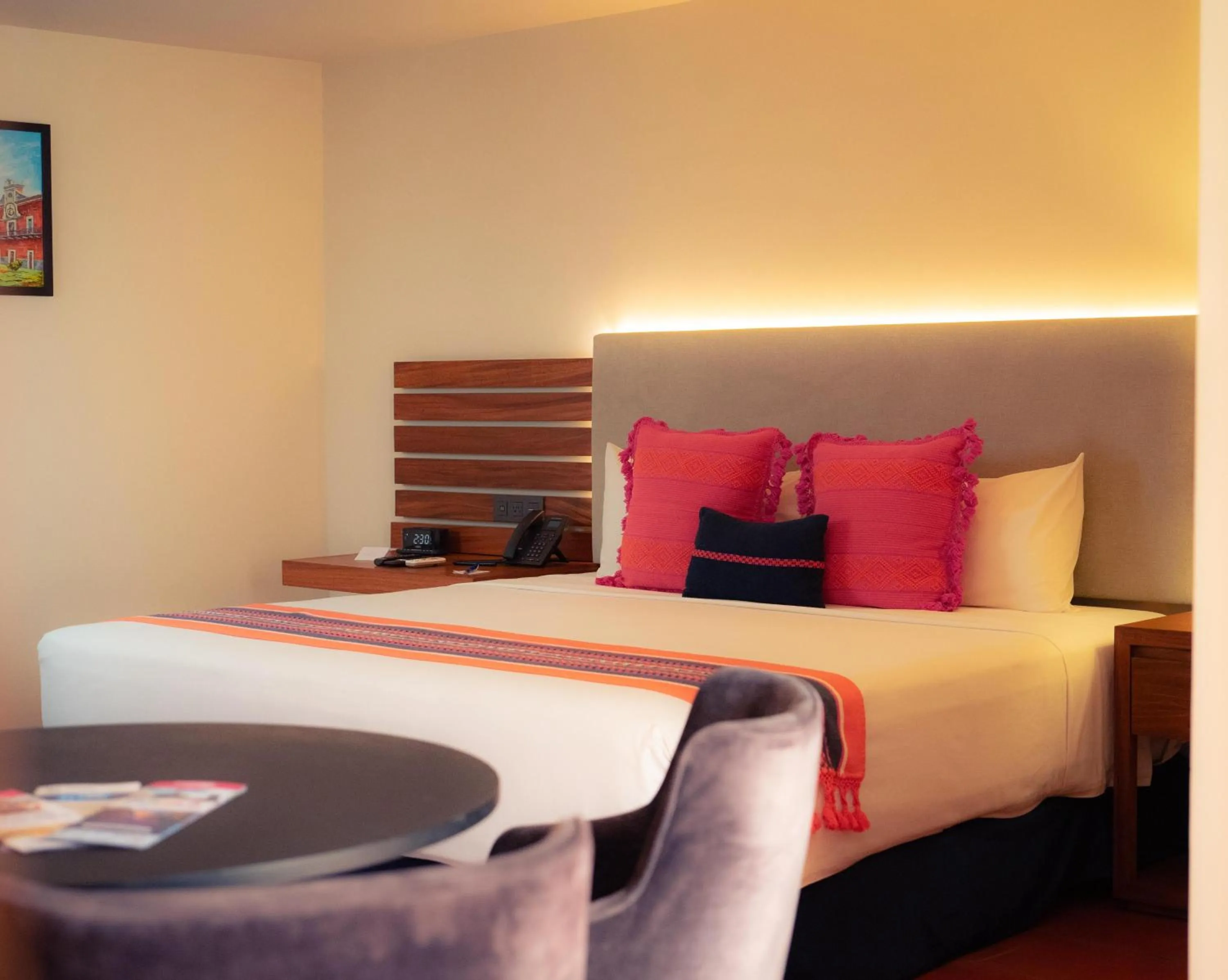 Bed in Casa Azulai Puebla Hotel Boutique